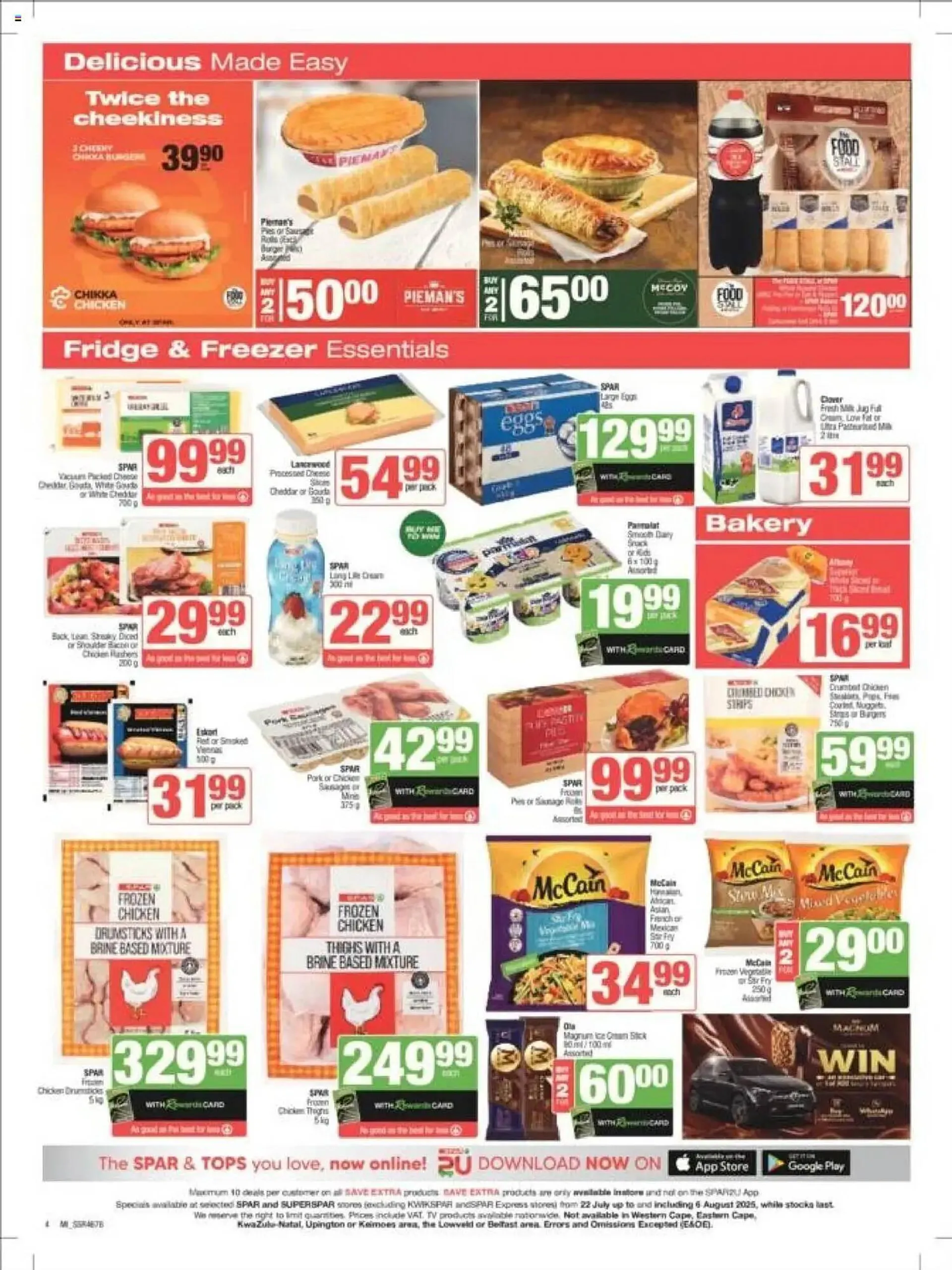 Spar catalogue from 22 July to 6 August 2025 - Catalogue Page 1