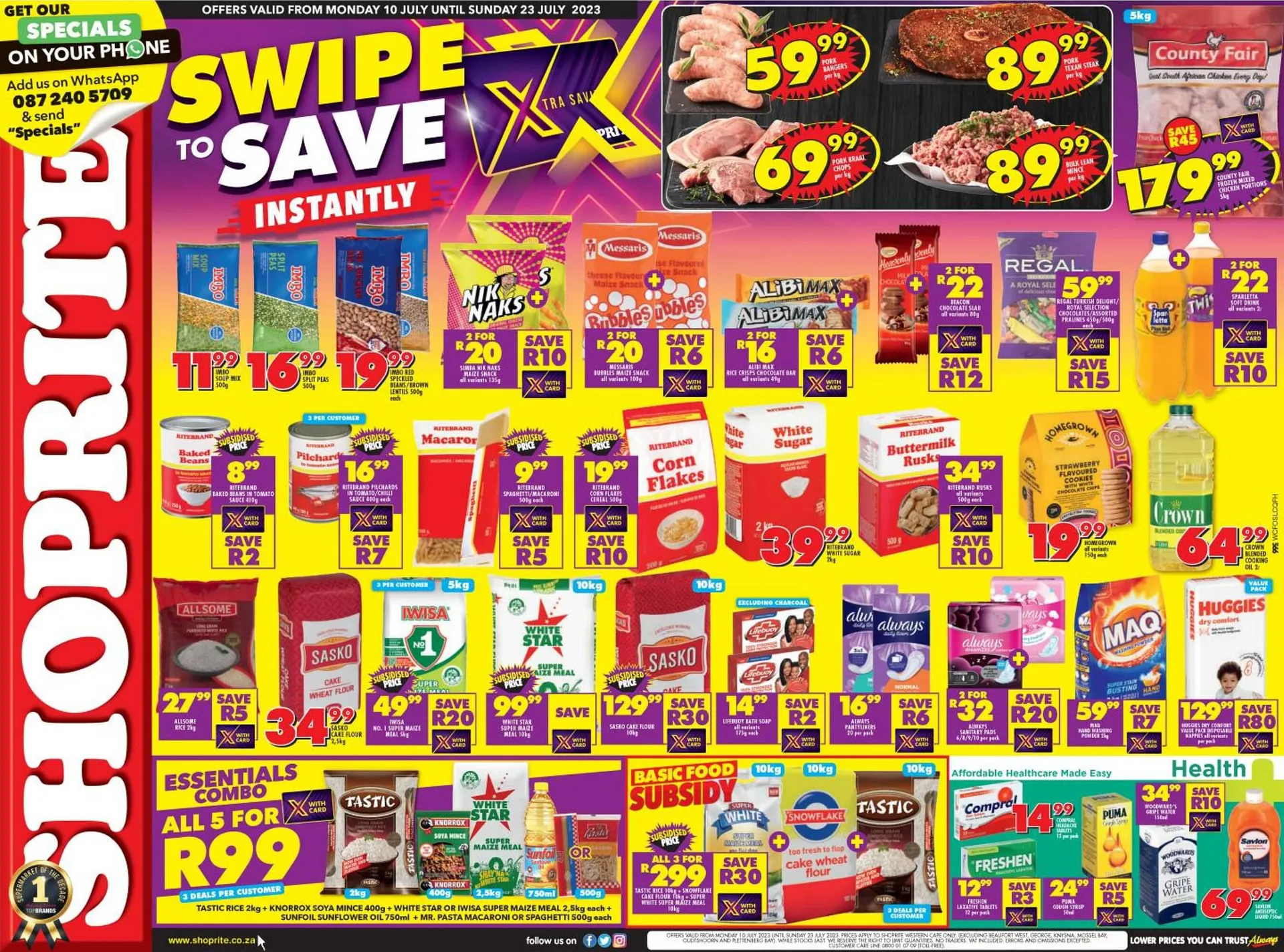 Shoprite catalogue from 10 July to 23 July 2023 - Catalogue Page 1