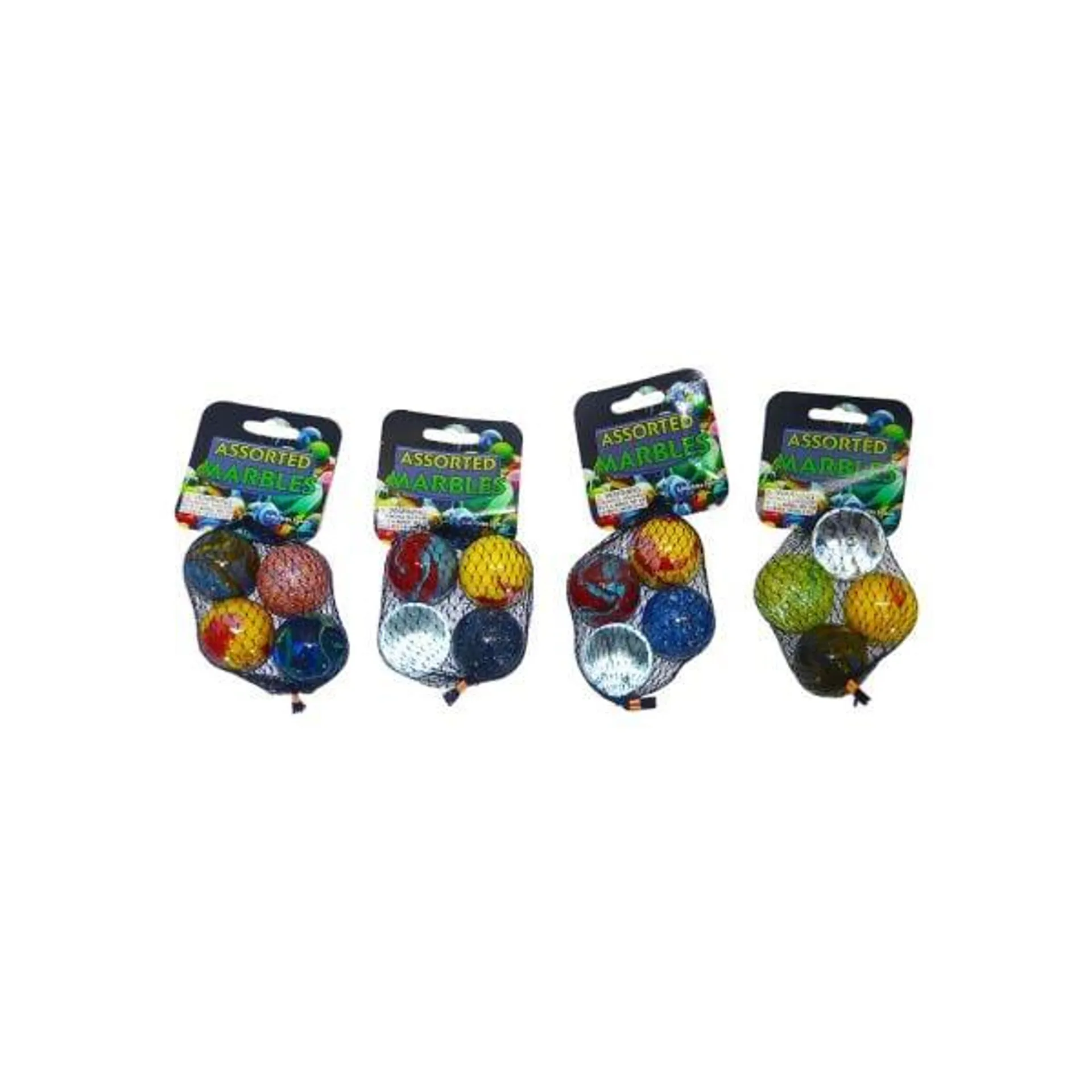 Marbles Assorted 4 X 35Mm