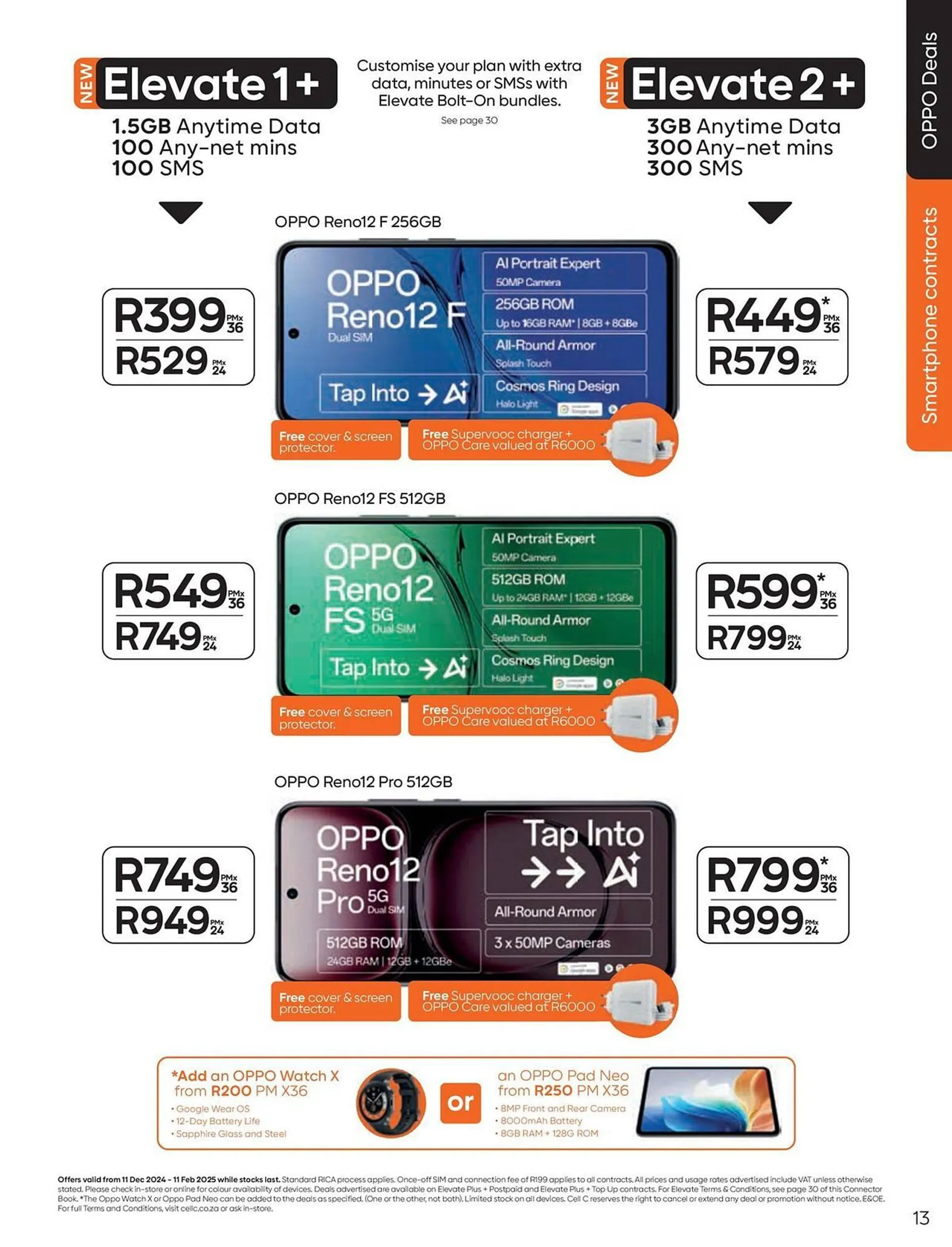 Cell C catalogue from 12 December to 11 February 2025 - Catalogue Page 13