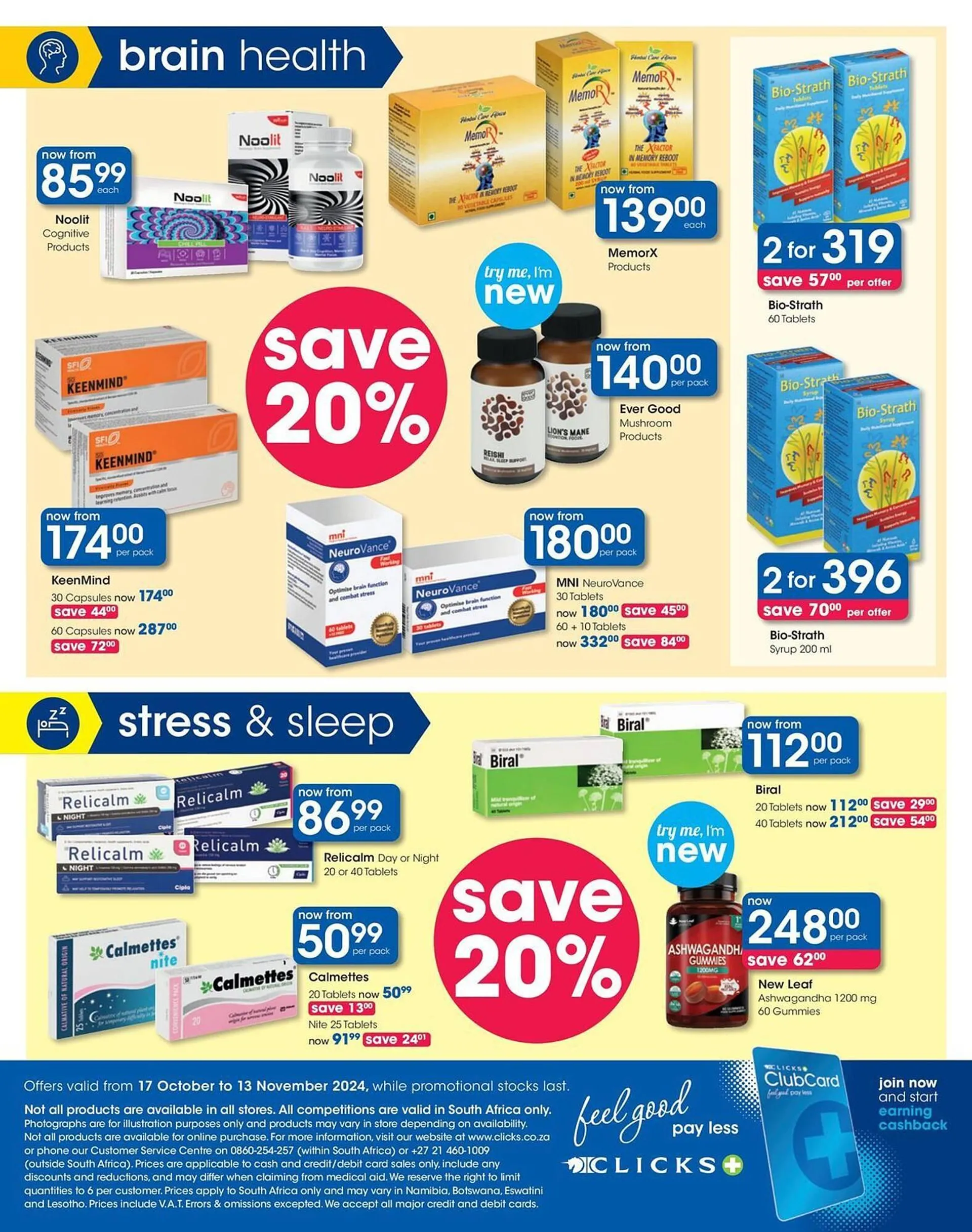 Clicks catalogue from 17 October to 13 November 2024 - Catalogue Page 32