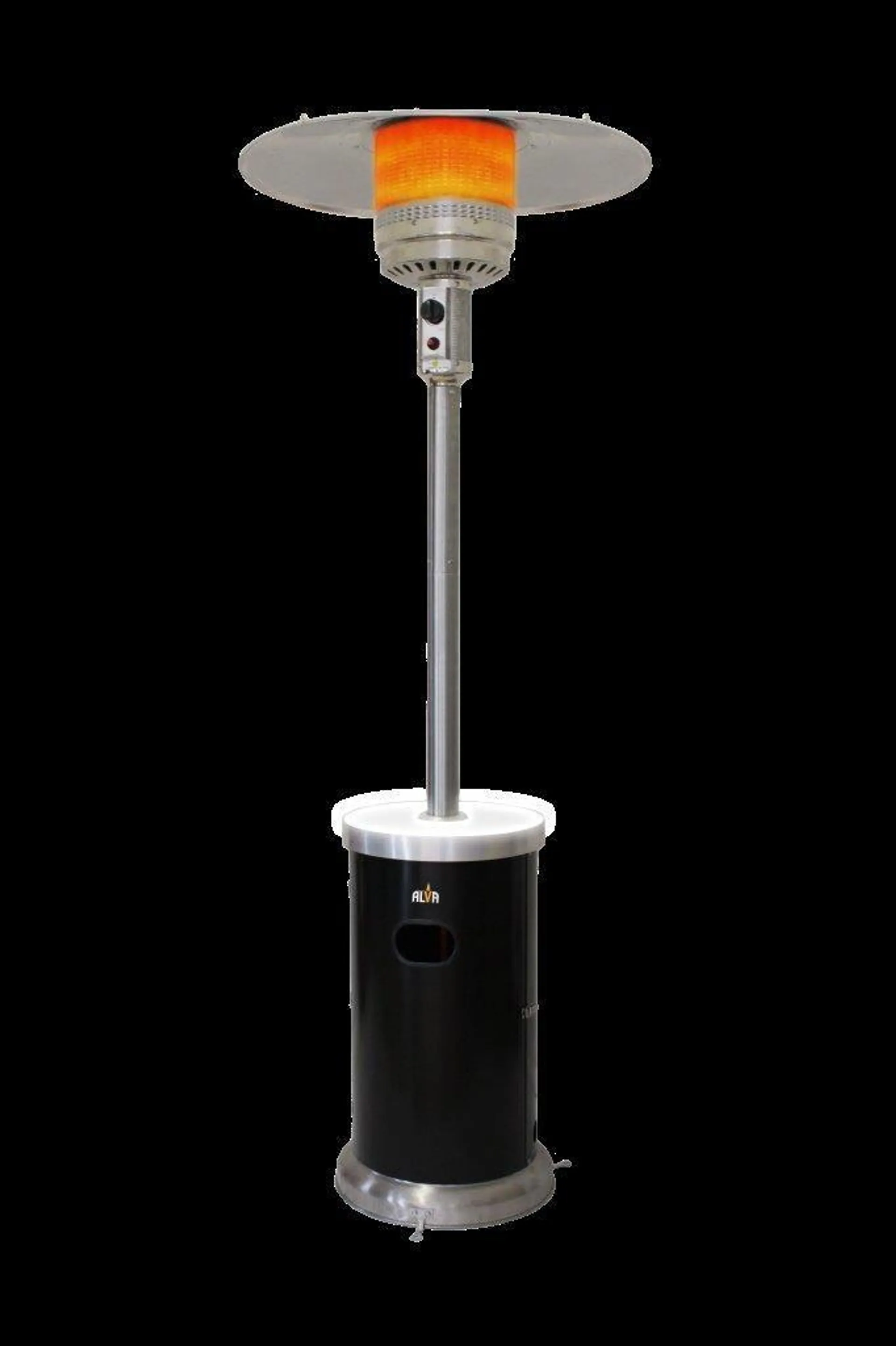 PATIO HEATER WITH LED LIGHT-UP TABLE