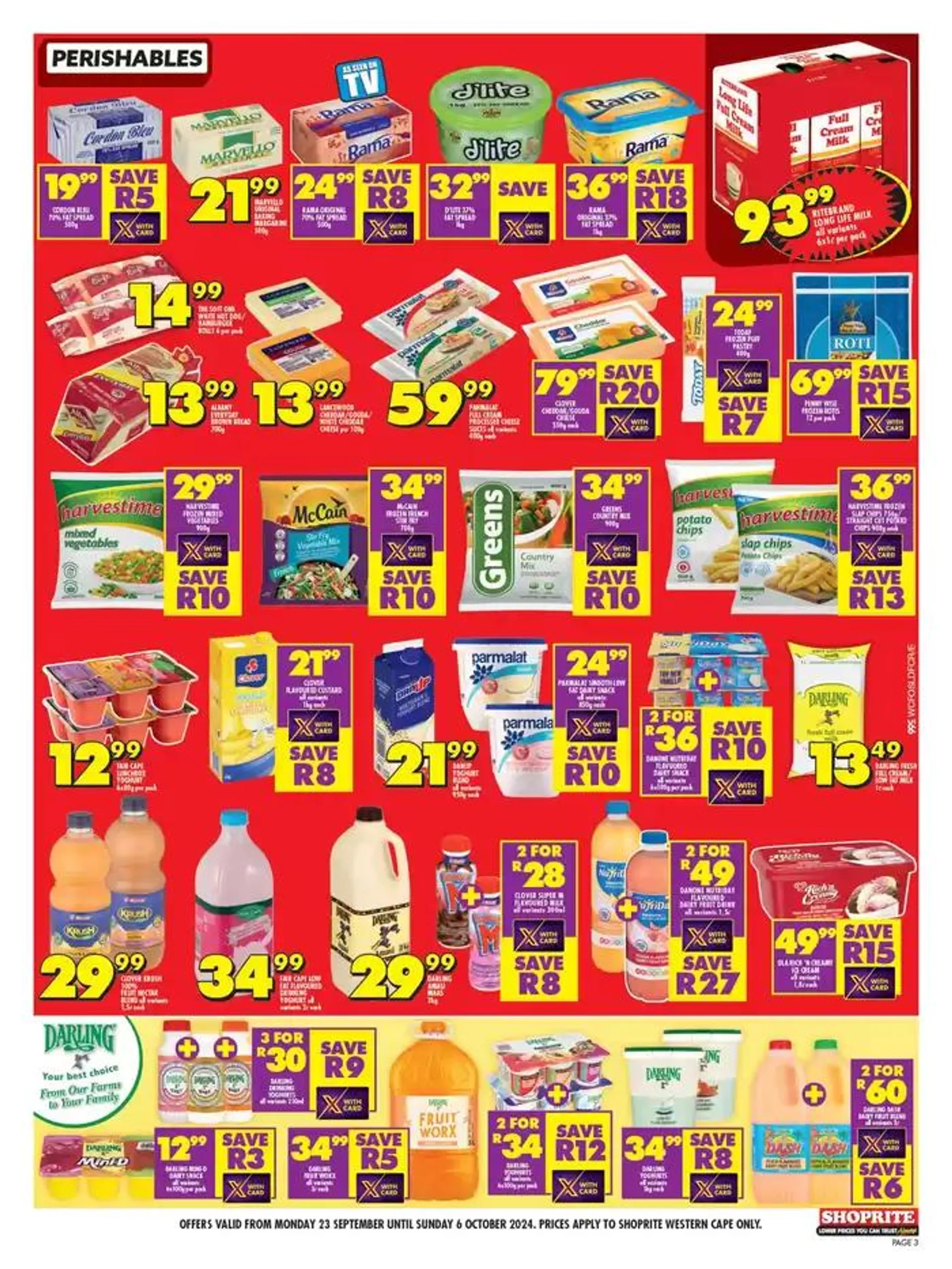 Shoprite Promise Western Cape  from 24 September to 6 October 2024 - Catalogue Page 3