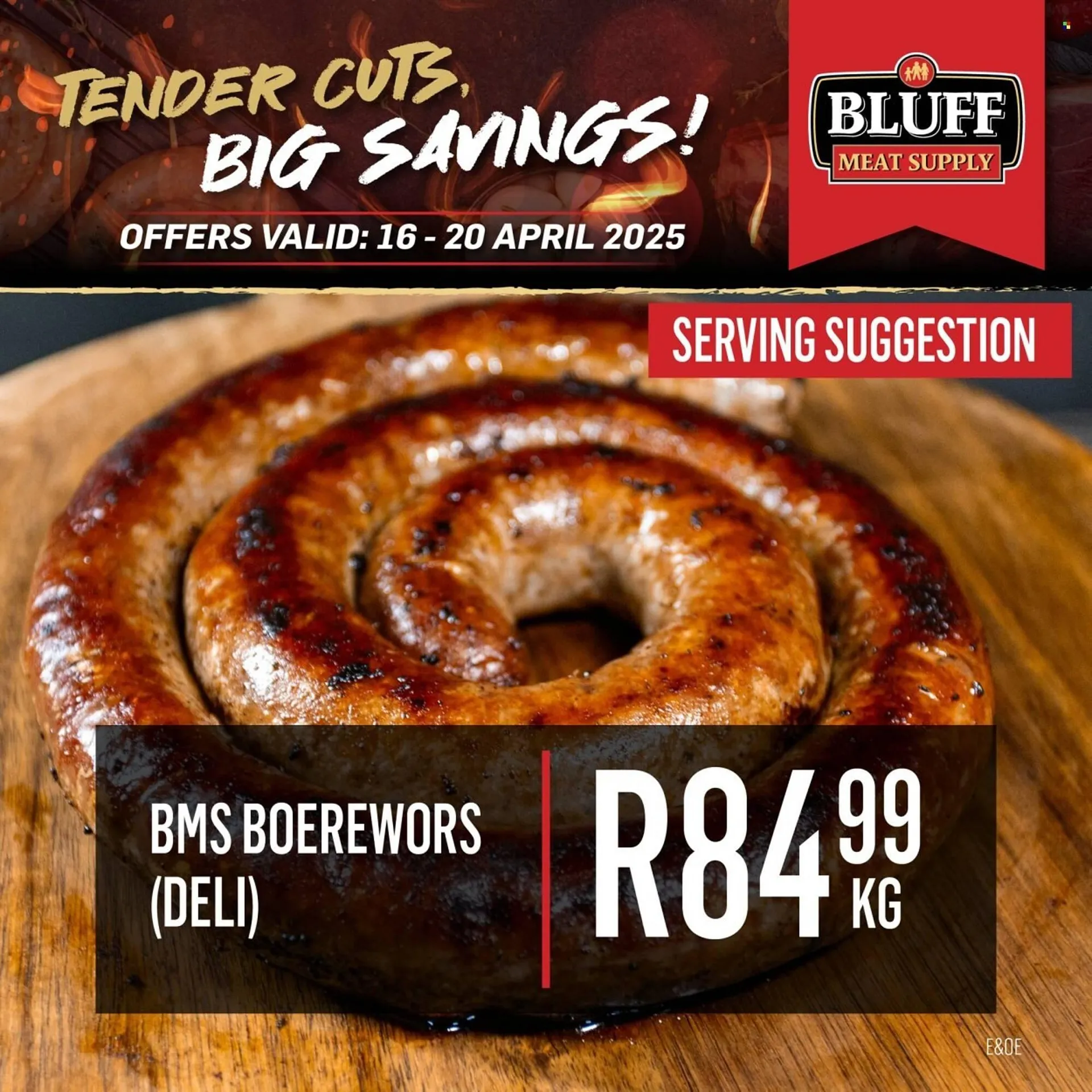 Bluff Meat Supply catalogue from 16 April to 20 April 2025 - Catalogue Page 1