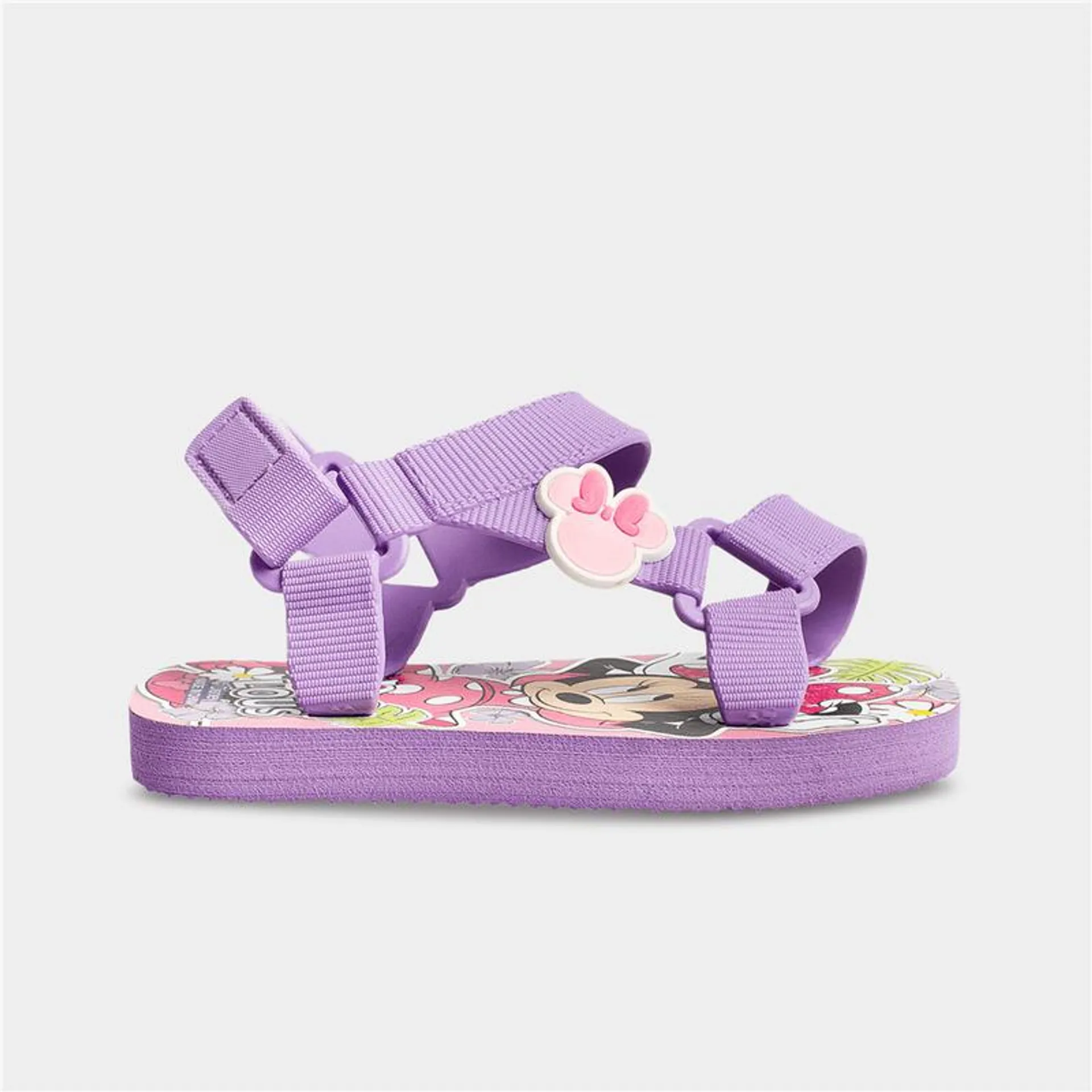 Girl's Character Group Purple Minnie Mouse Trekker Sandals