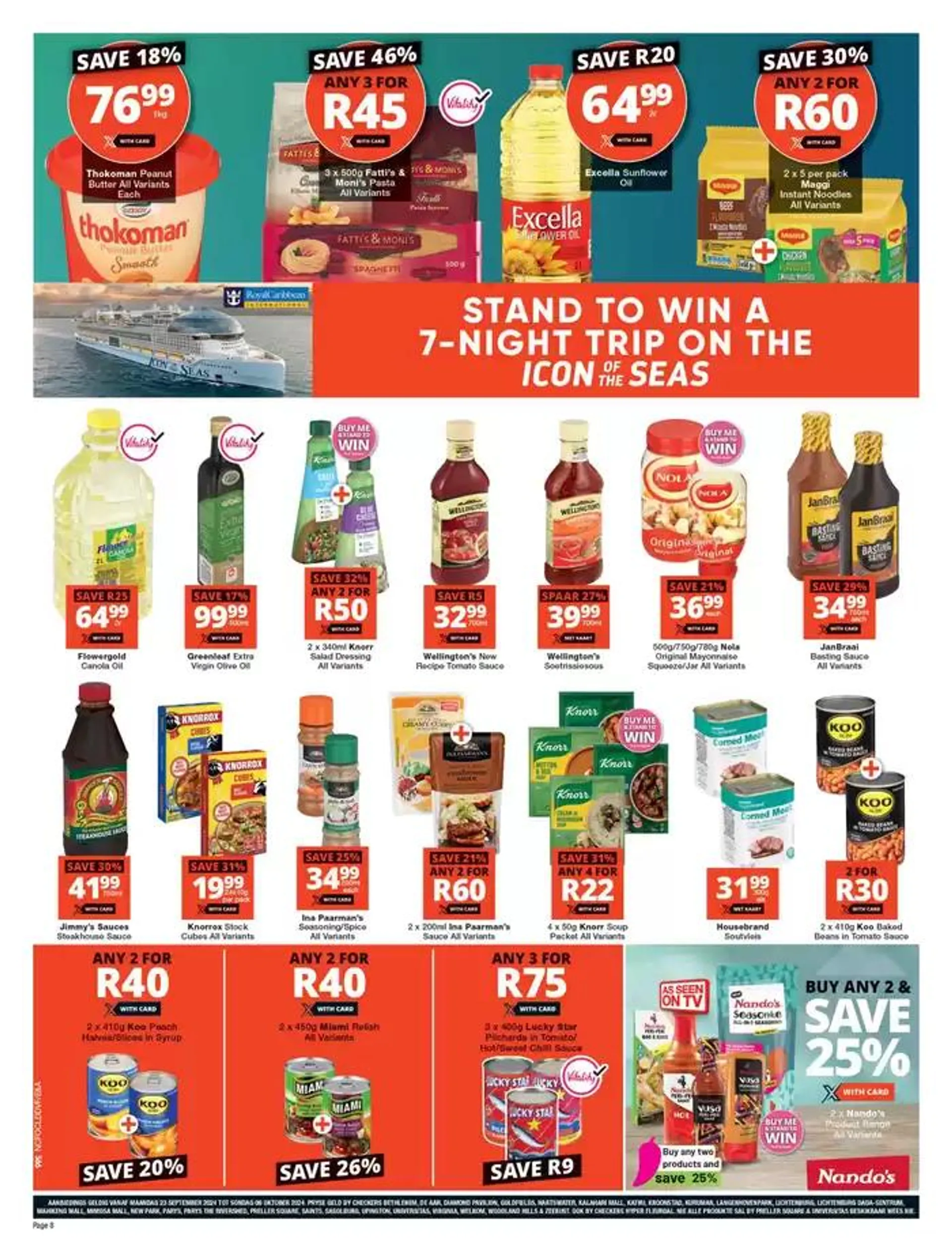 Checkers weekly specials from 23 September to 6 October 2024 - Catalogue Page 8