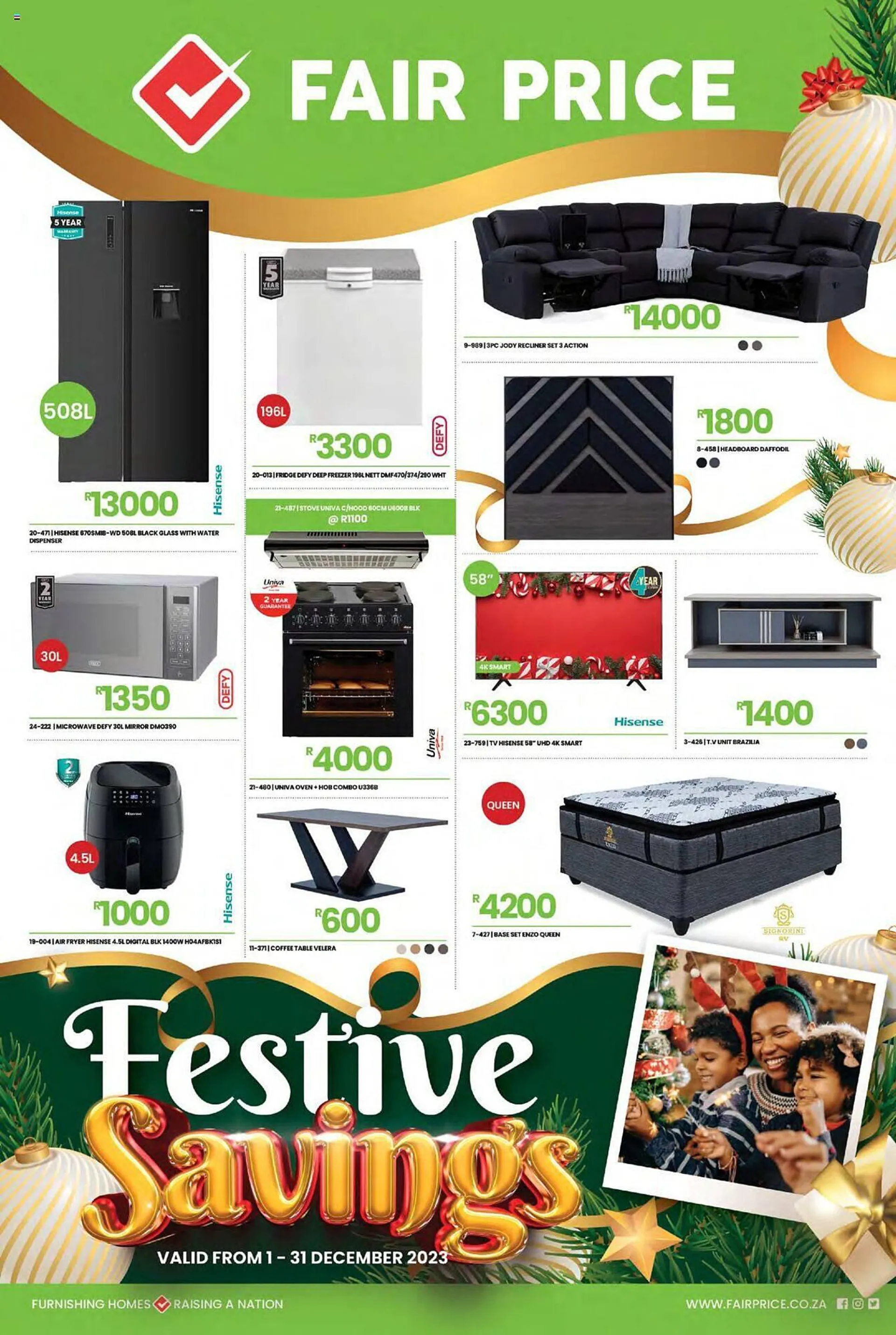 Fair Price Catalogue Valid Until 31 December 2023