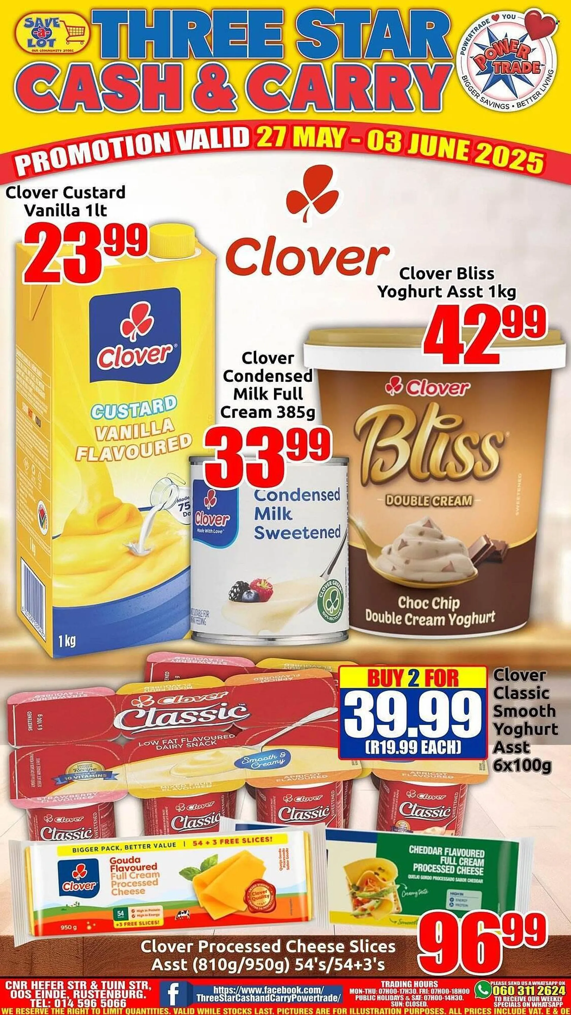 Three Star Cash and Carry catalogue from 27 May to 3 June 2025 - Catalogue Page 1