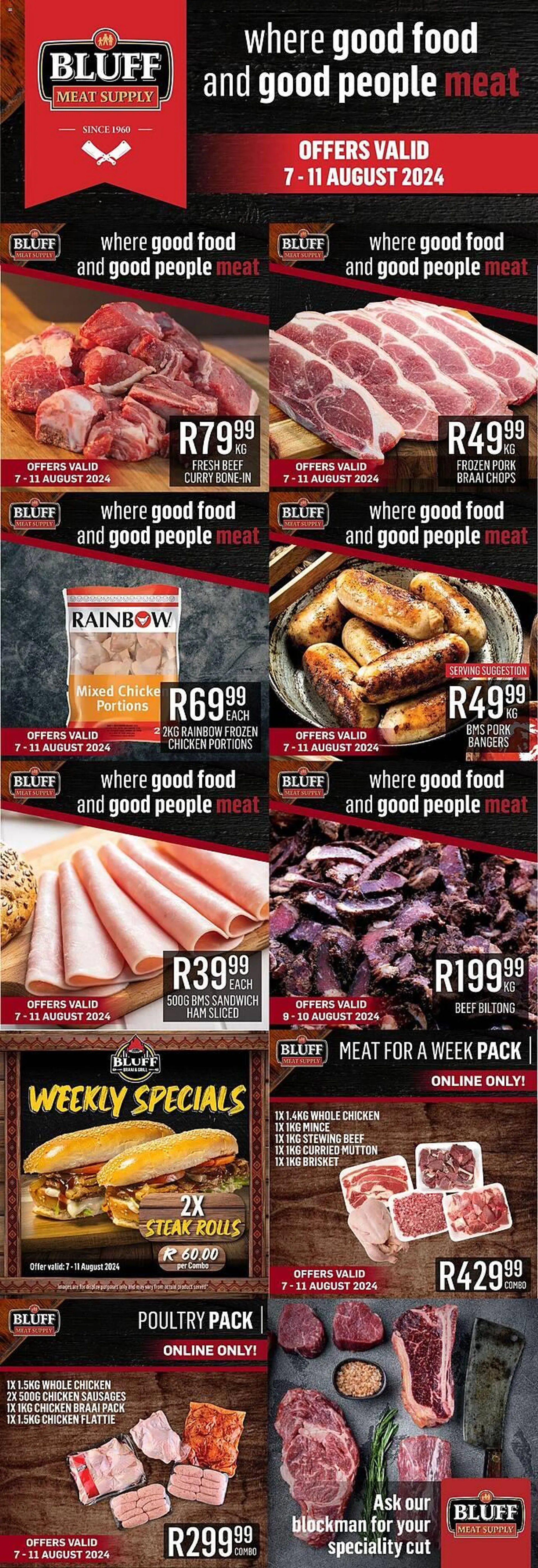 Bluff Meat Supply catalogue - 1