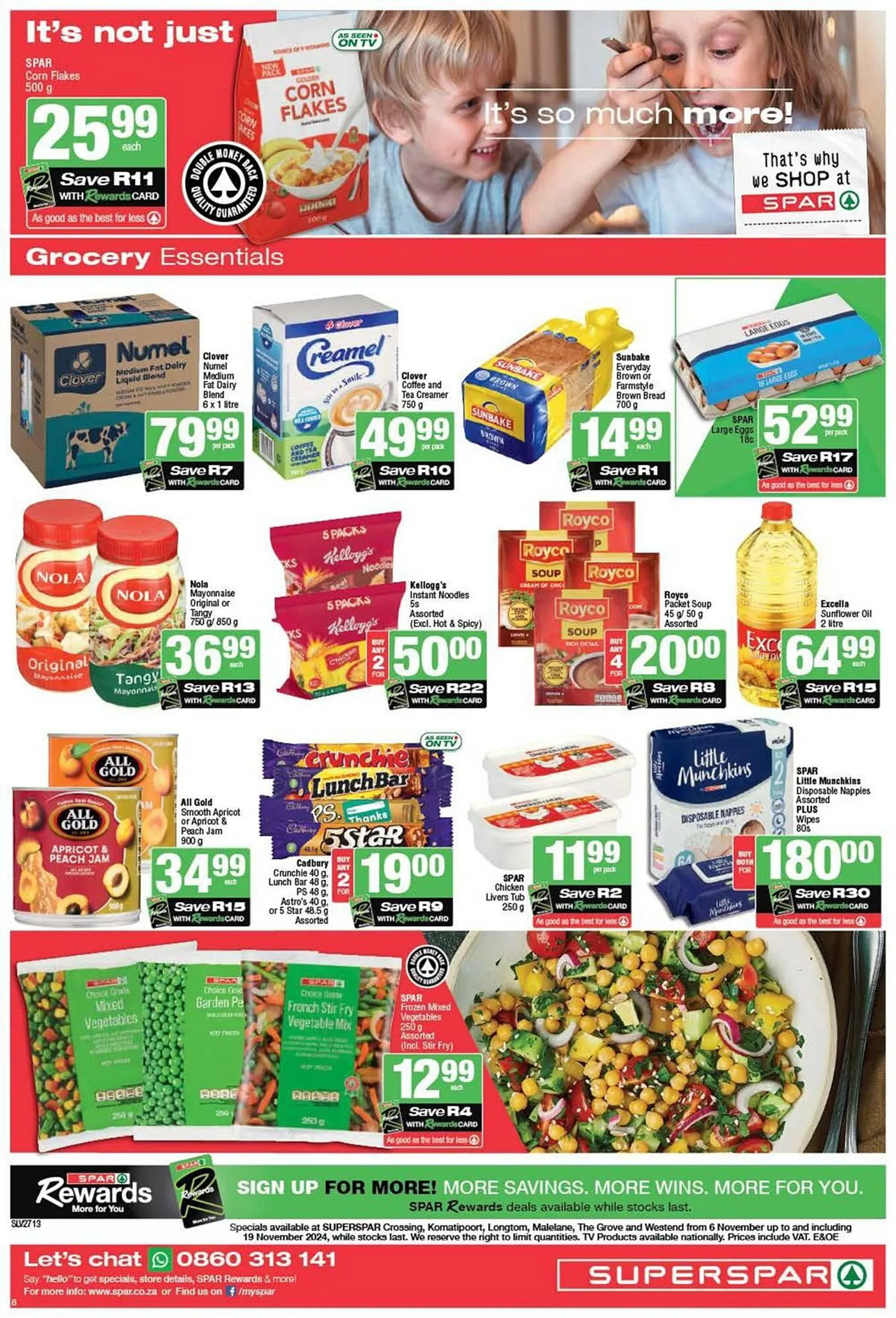 Spar catalogue from 6 November to 19 November 2024 - Catalogue Page 8