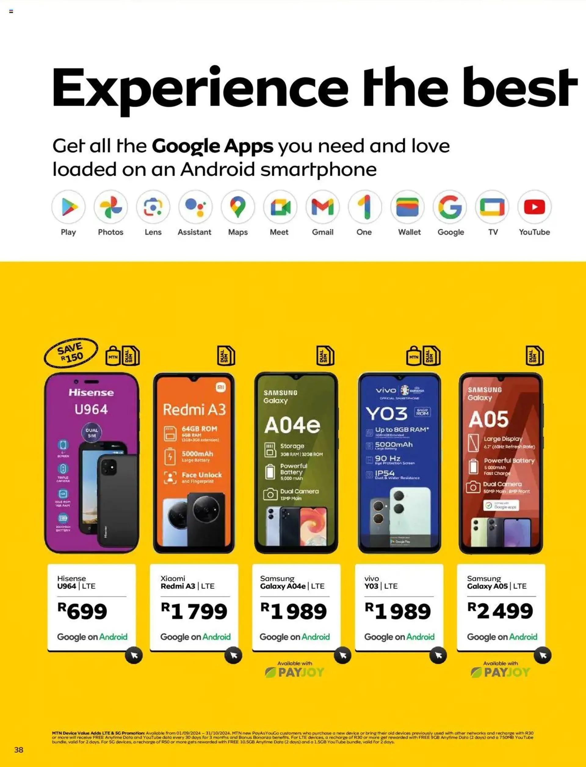 MTN Deals from 1 August to 6 September 2024 - Catalogue Page 40