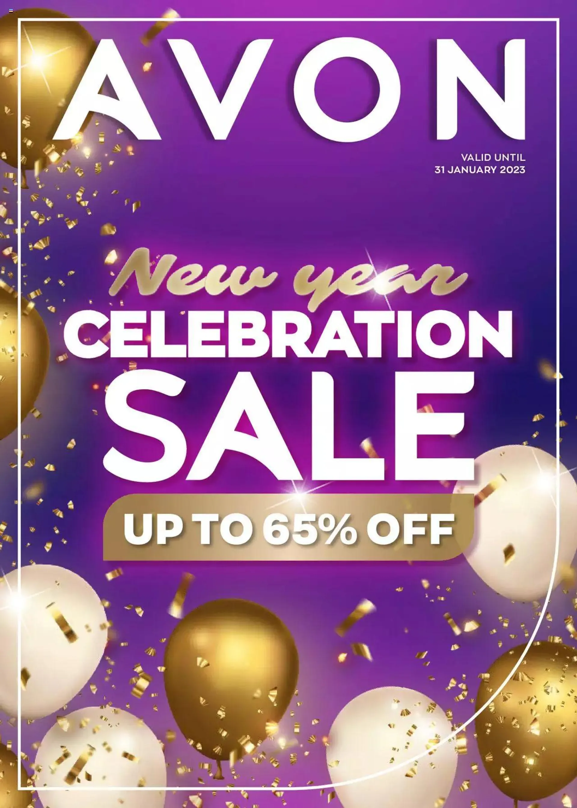 AVON New Year Celebration Sale Brochure - 0