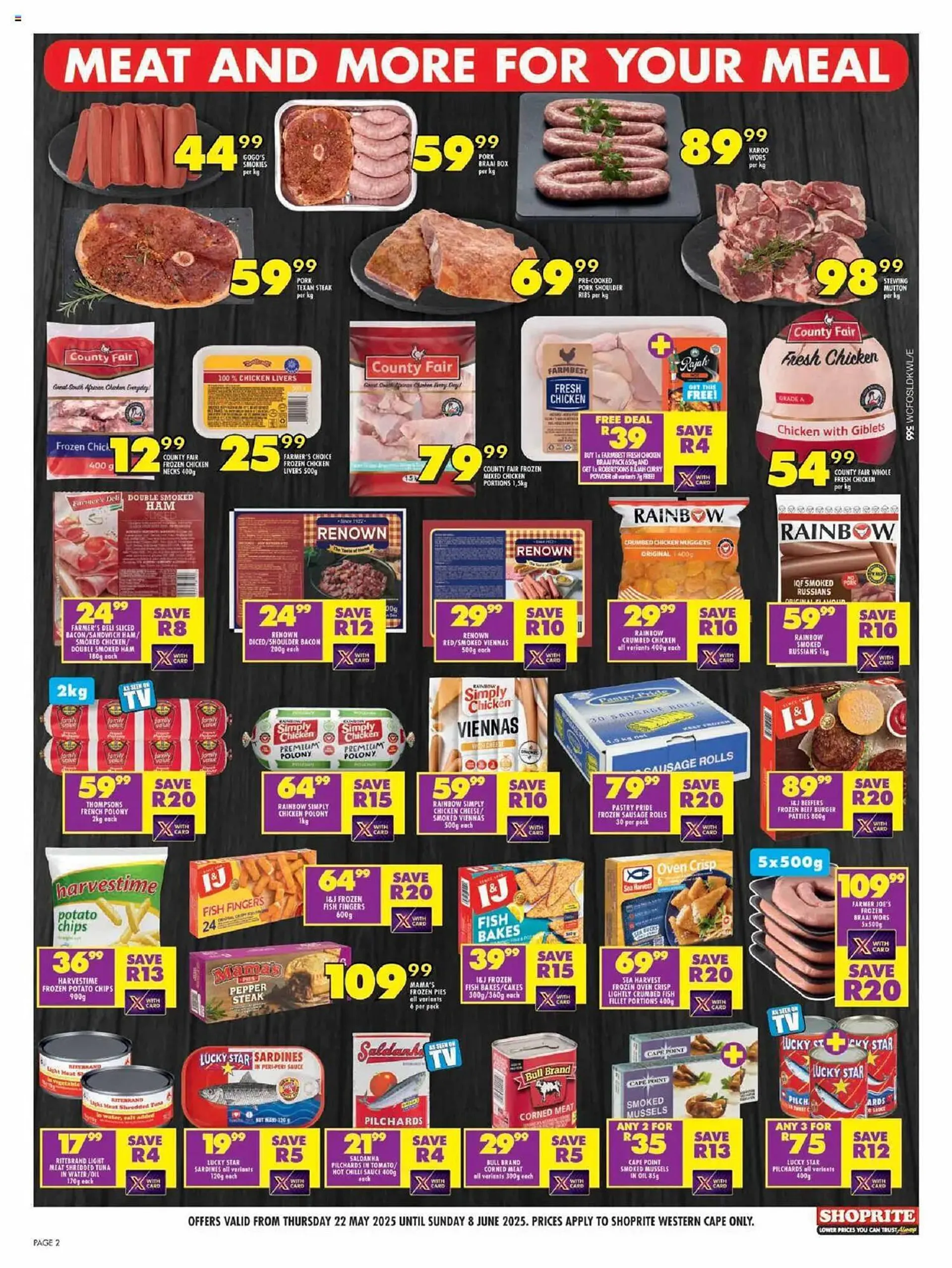 Shoprite catalogue from 22 May to 8 June 2025 - Catalogue Page 1