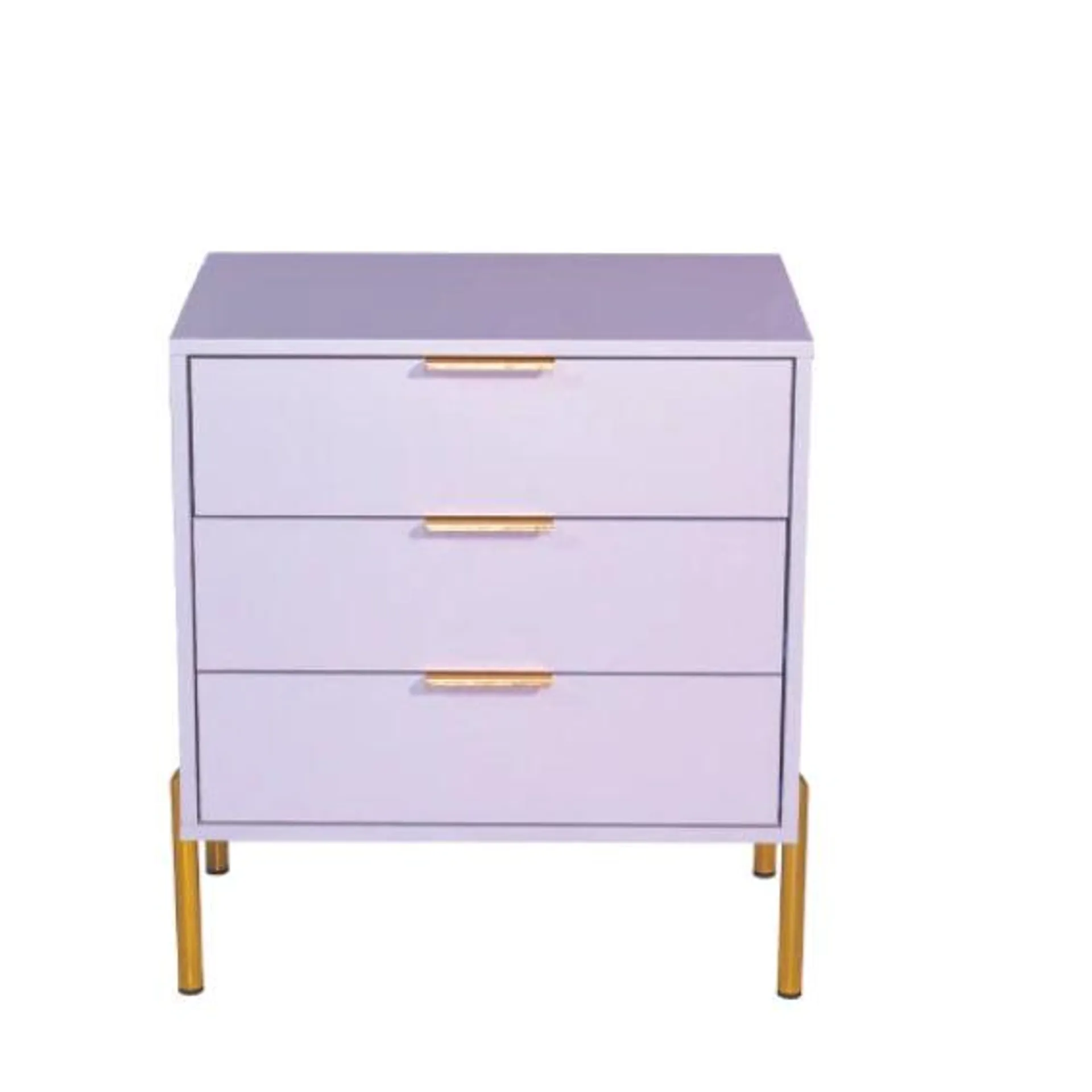 Amy bedside table- white