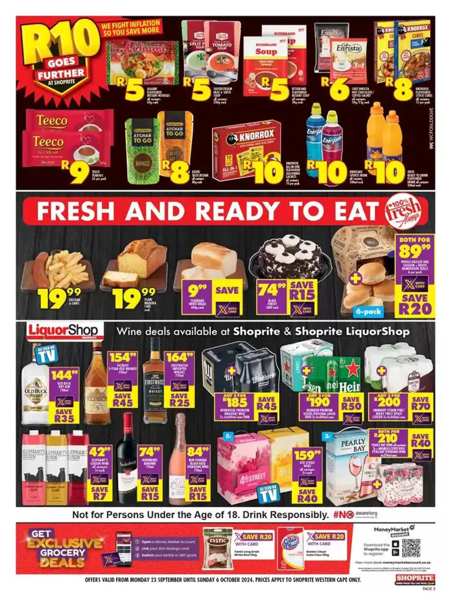 Shoprite Promise Western Cape  from 24 September to 6 October 2024 - Catalogue Page 5