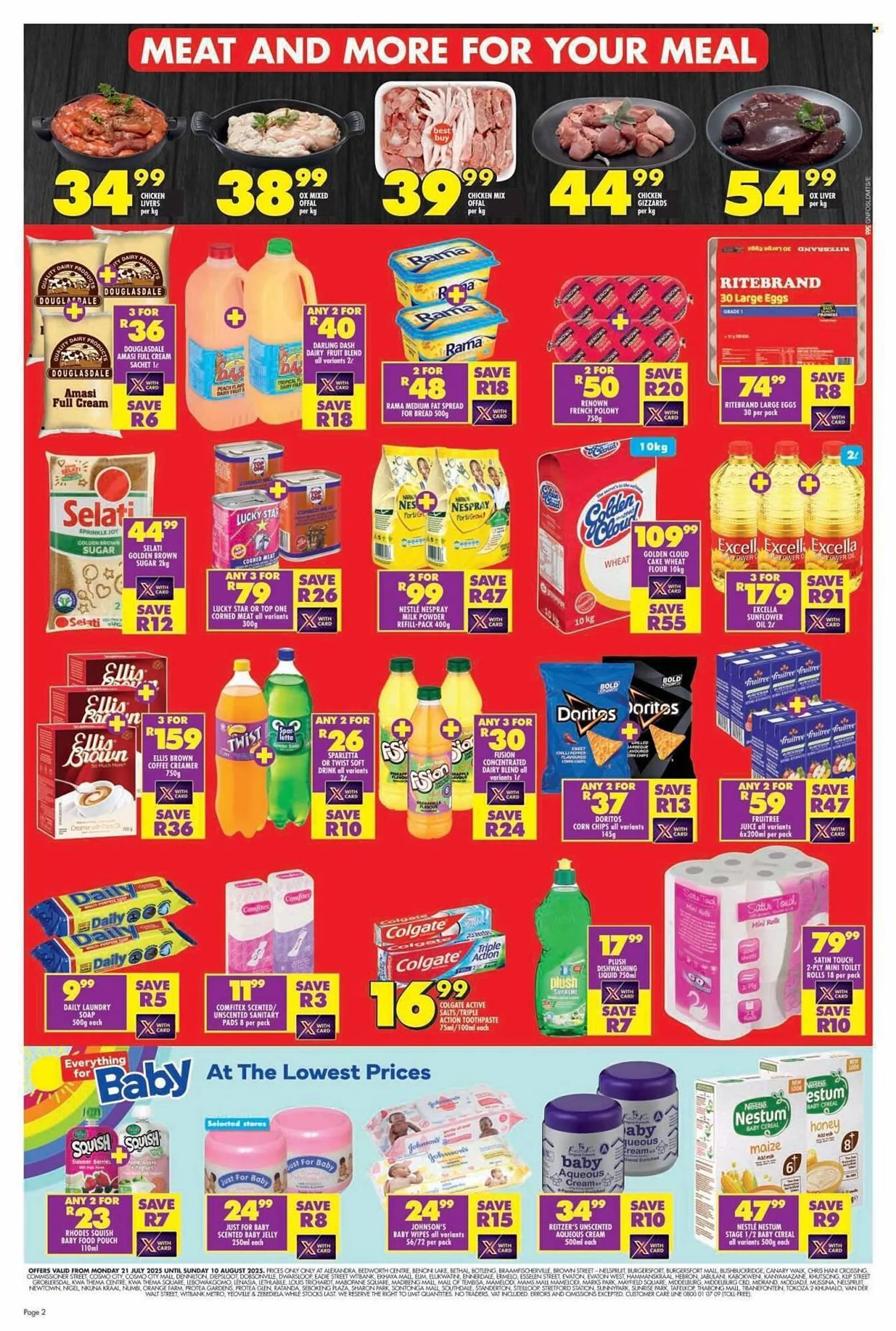 Shoprite catalogue from 21 July to 10 August 2025 - Catalogue Page 1