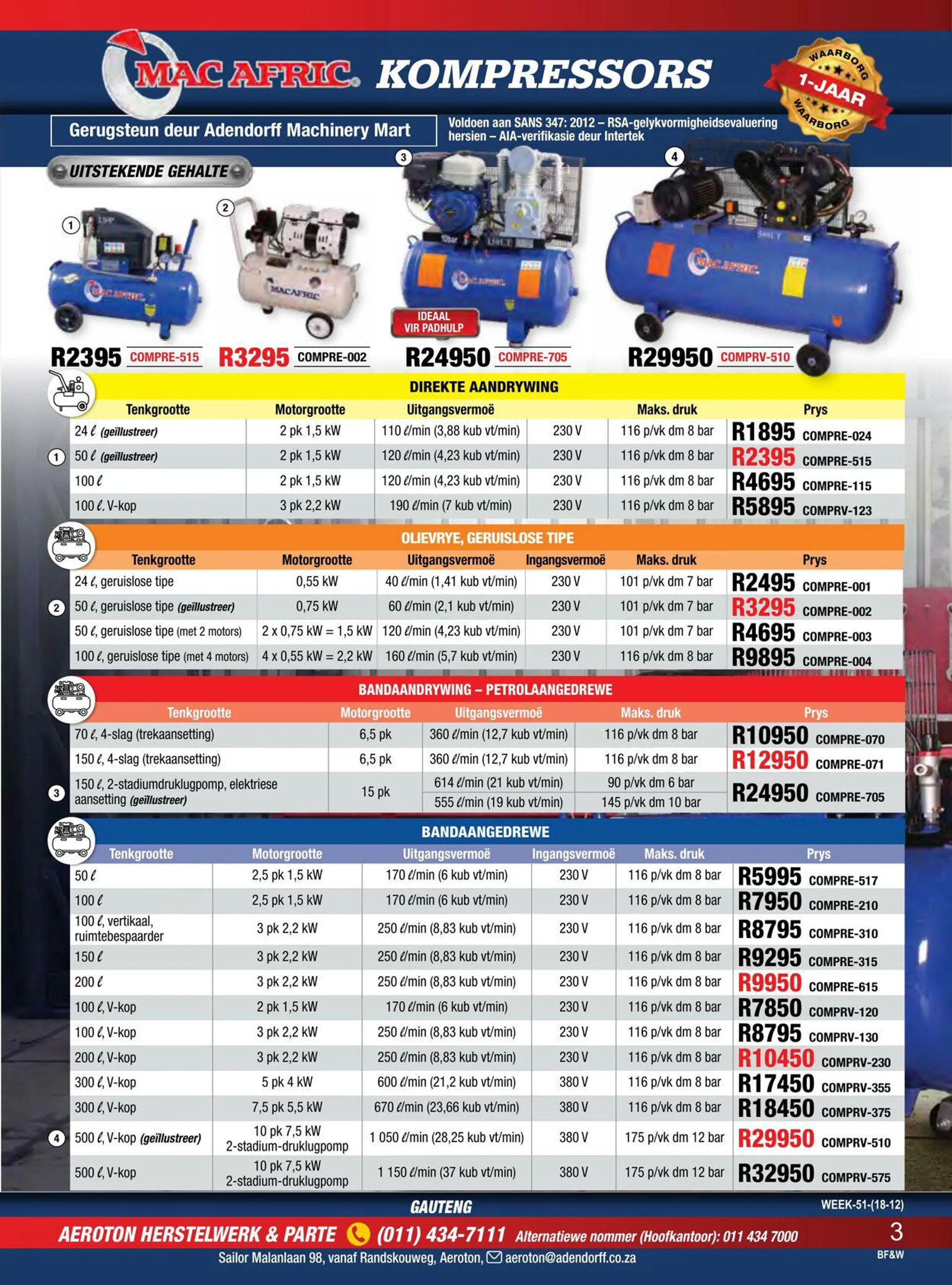 Adendorff Machinery Mart Current catalogue from 18 December to 18 January 2024 - Catalogue Page 5