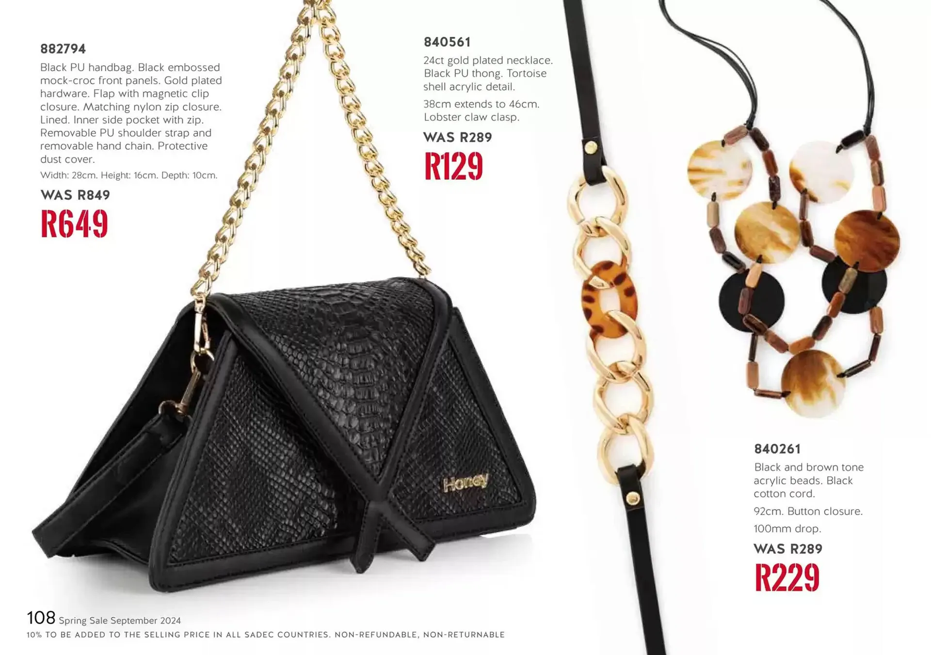 Honey Fashion Accessories catalogue from 1 October to 15 October 2024 - Catalogue Page 11