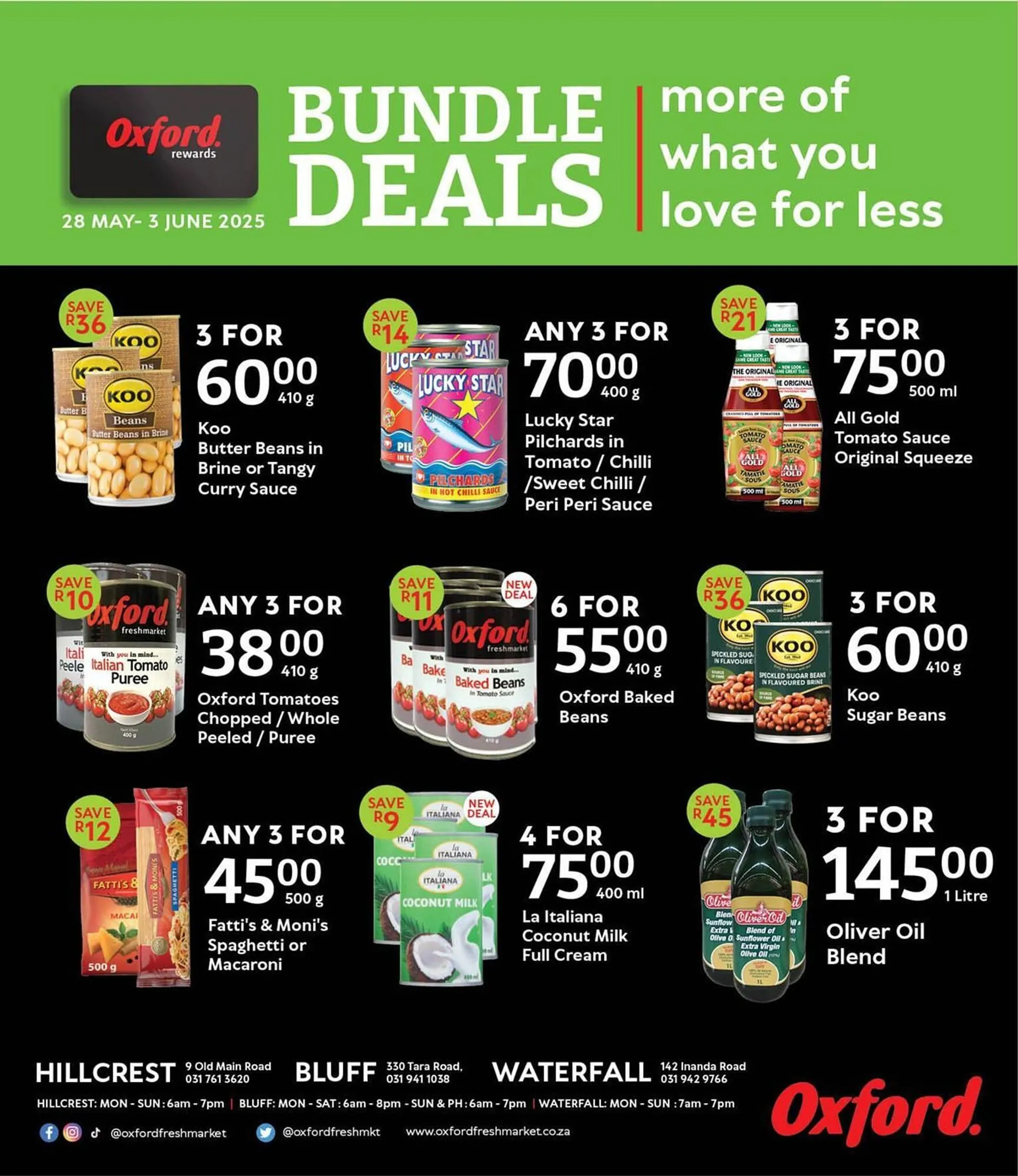 Oxford Freshmarket catalogue from 28 May to 3 June 2025 - Catalogue Page 1