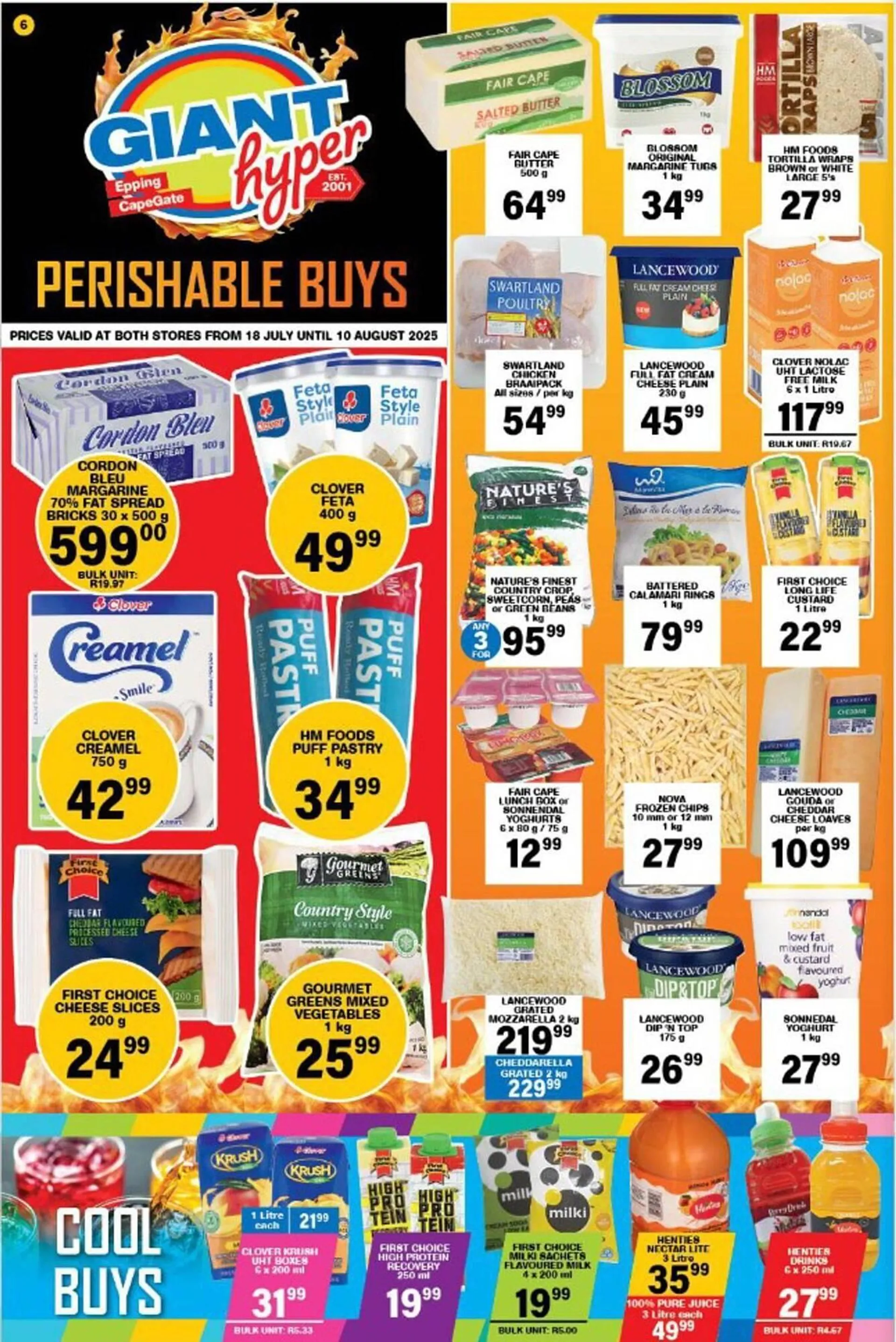 Giant Hyper catalogue from 18 July to 10 August 2025 - Catalogue Page 1