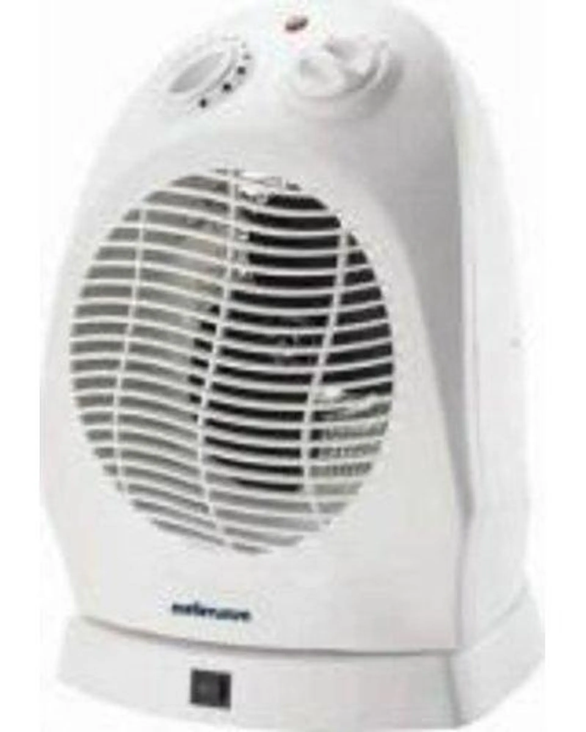 Mellerware Plastic Oscilating Floor Fan Heater with 2 Heat Settings (2000W)(White)