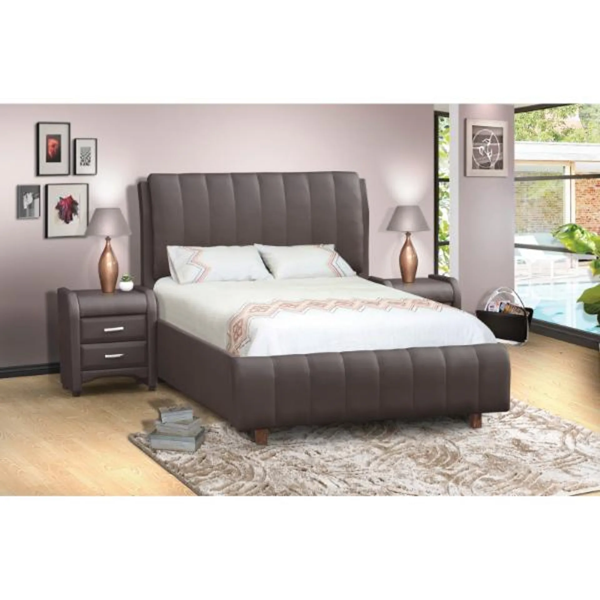 Nora 3Pce Sleigh Bed