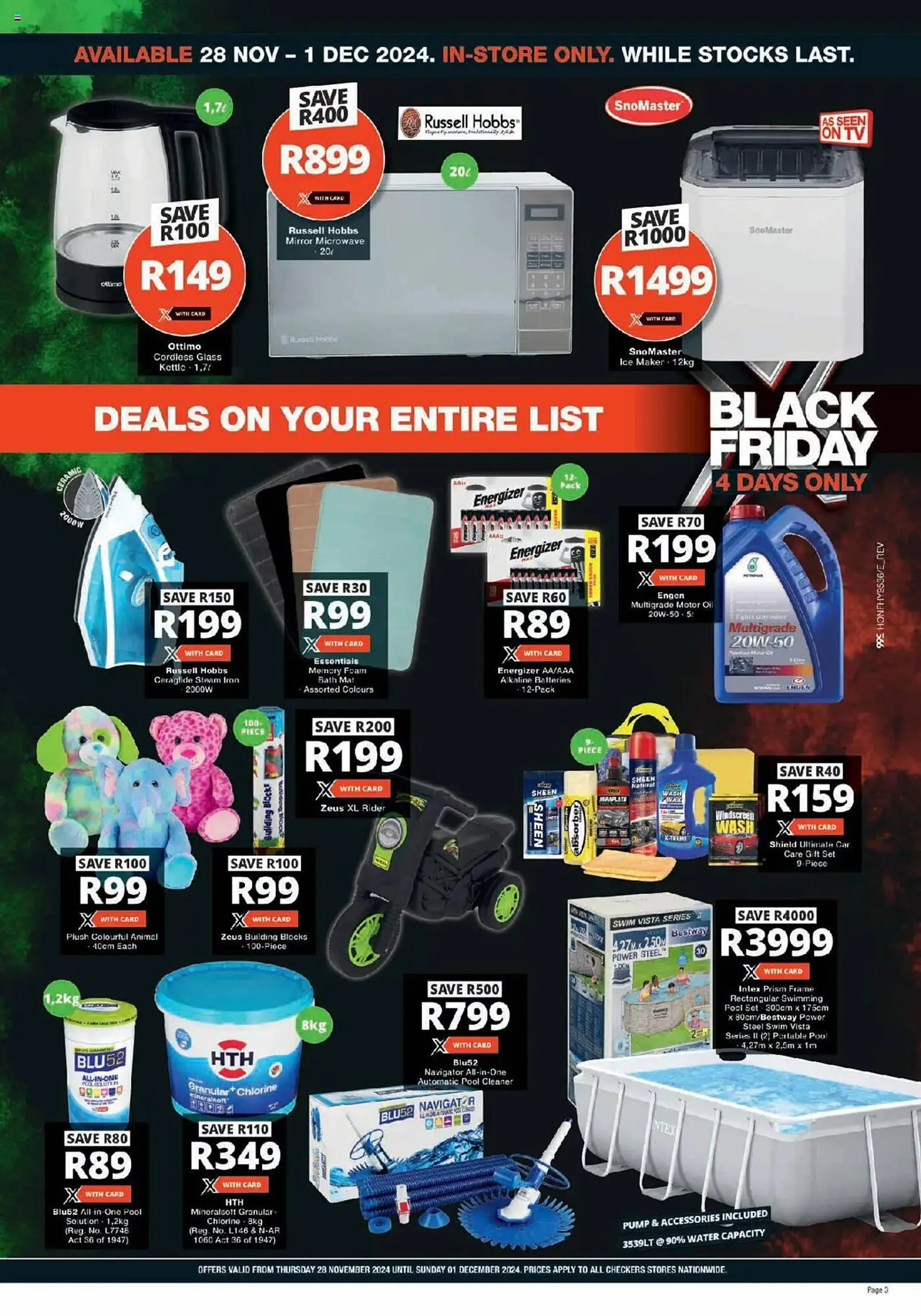 Checkers catalogue from 28 November to 1 December 2024 - Catalogue Page 3