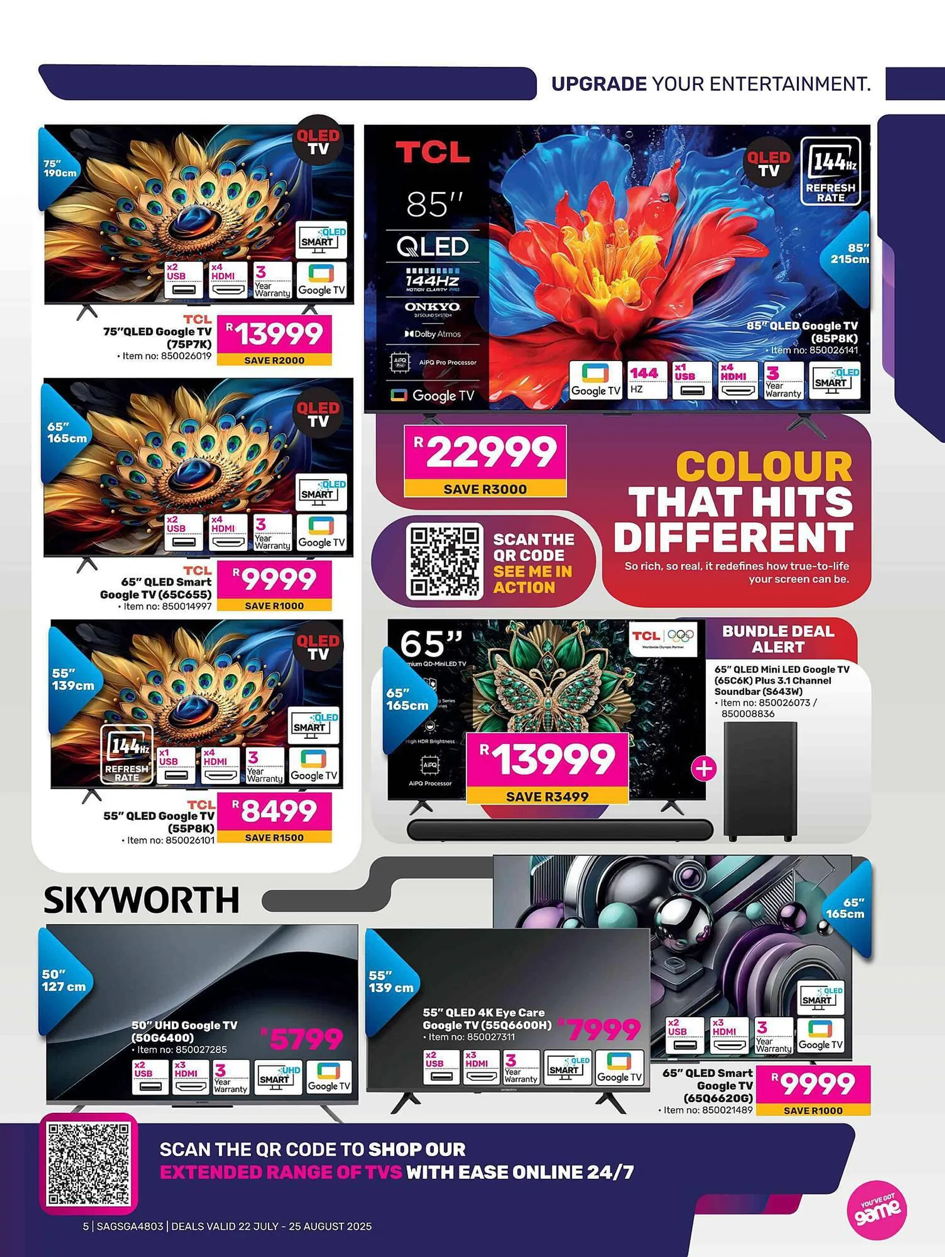Game catalogue from 22 July to 25 August 2025 - Catalogue Page 1