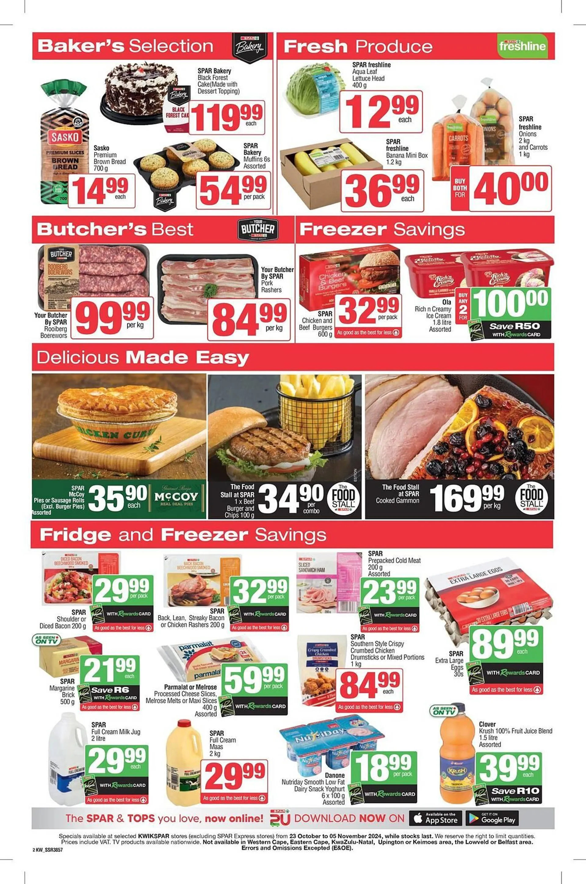 KwikSpar catalogue from 23 October to 5 November 2024 - Catalogue Page 2