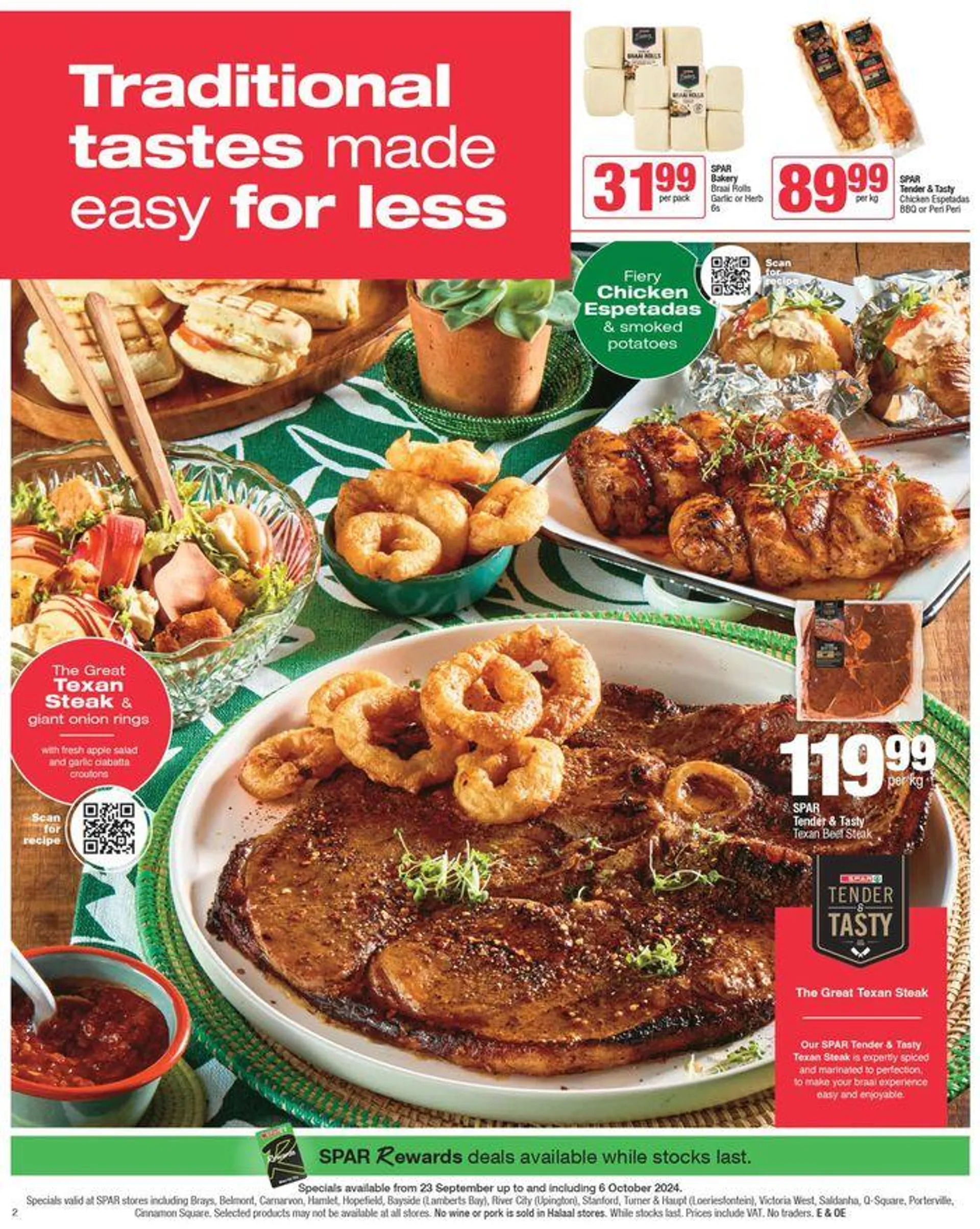 Specials Spar from 23 September to 6 October 2024 - Catalogue Page 2