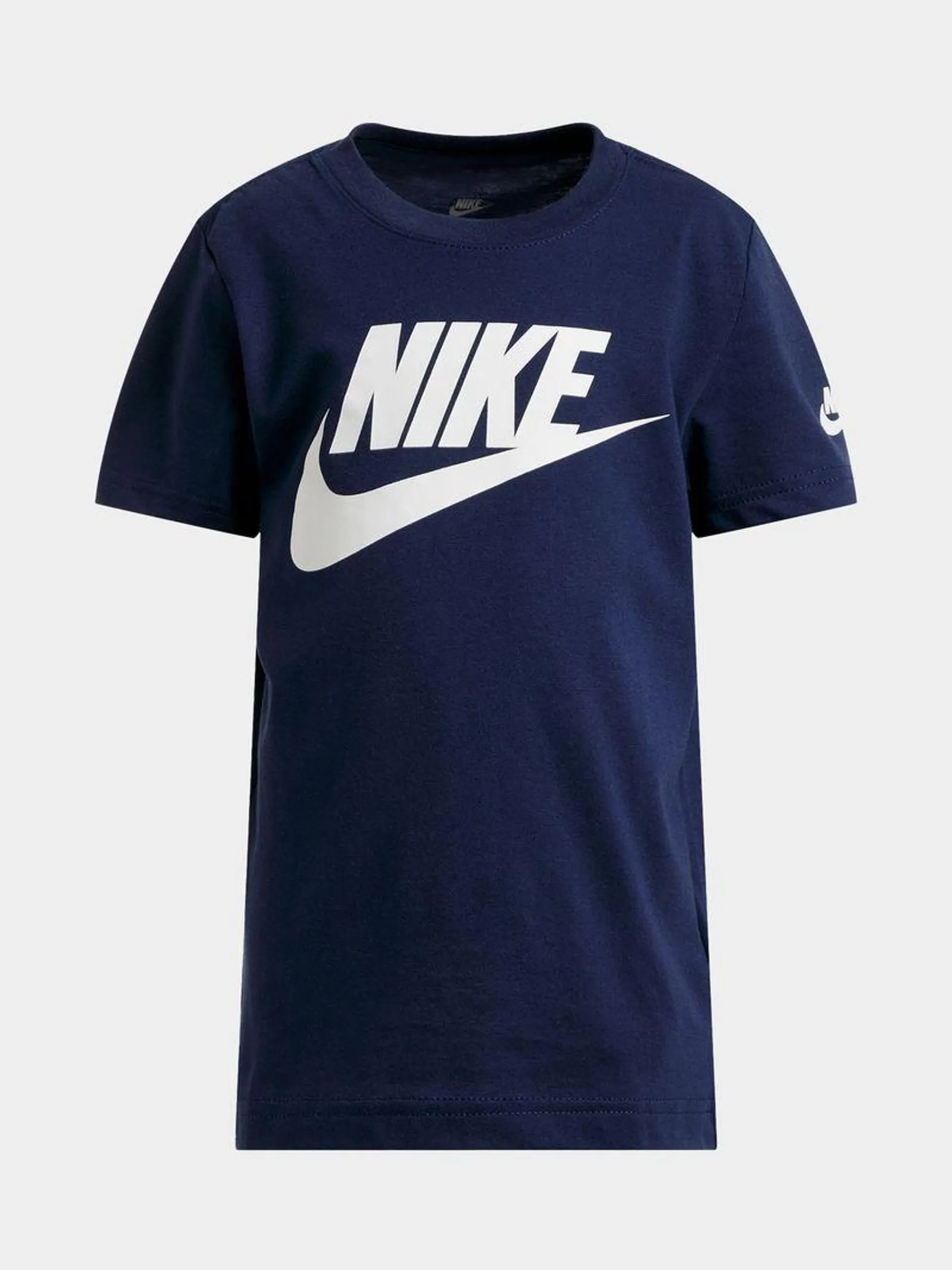 Nike Unisex Kids Futura Evergreen Navy T-Shirt