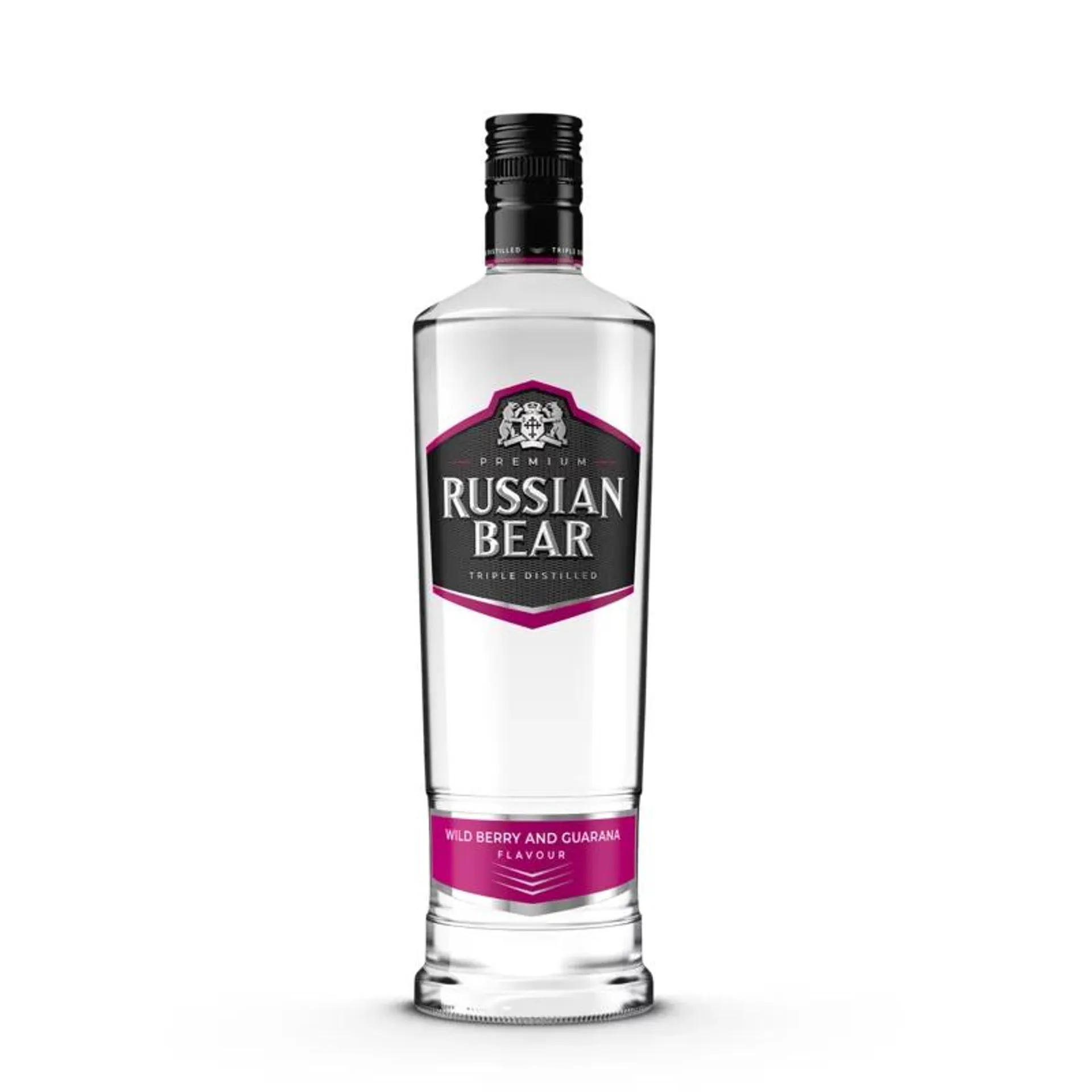 Russian Bear Premium Triple Distilled Wild Berry (1x750ML)