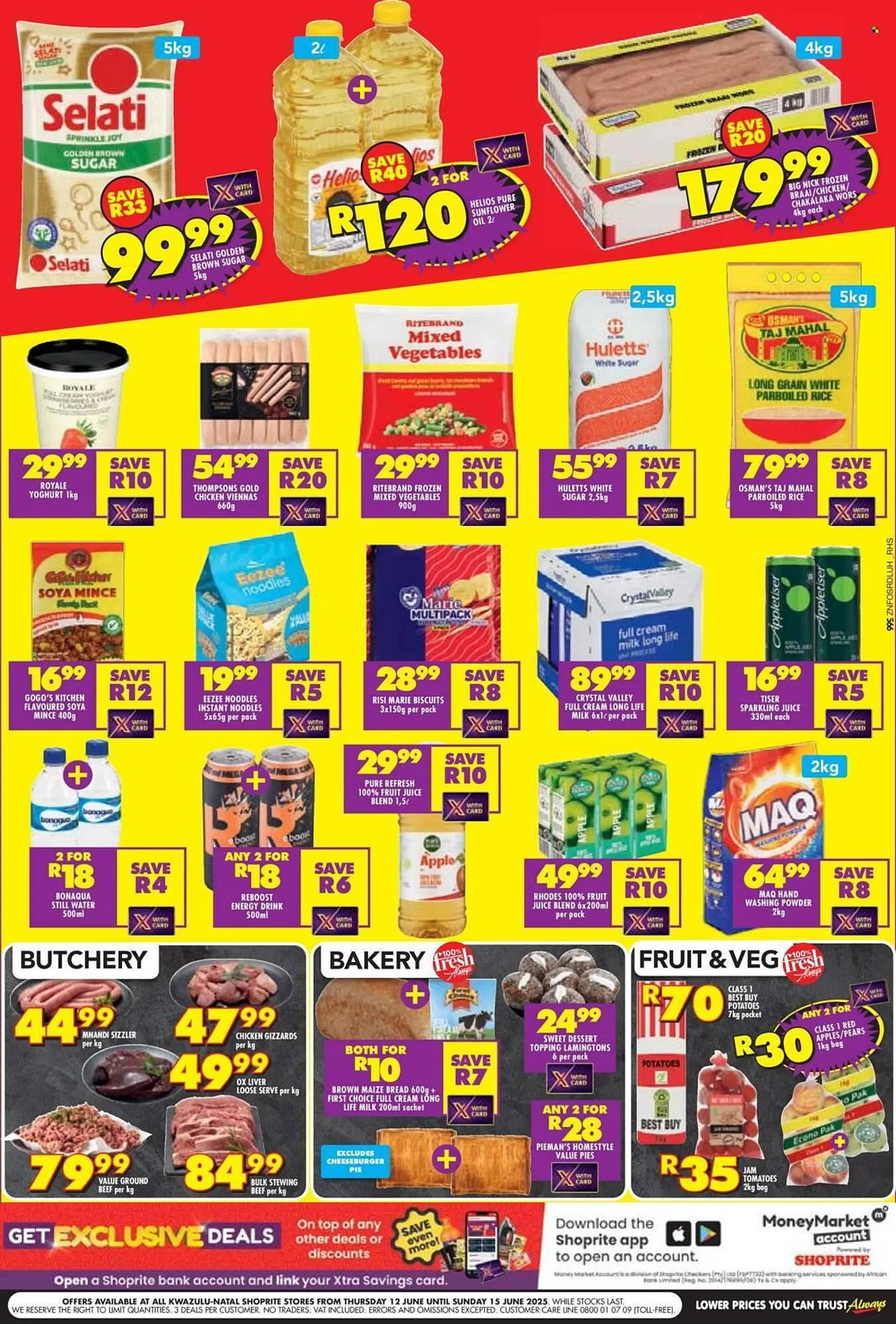 Shoprite catalogue from 12 June to 15 June 2025 - Catalogue Page 1