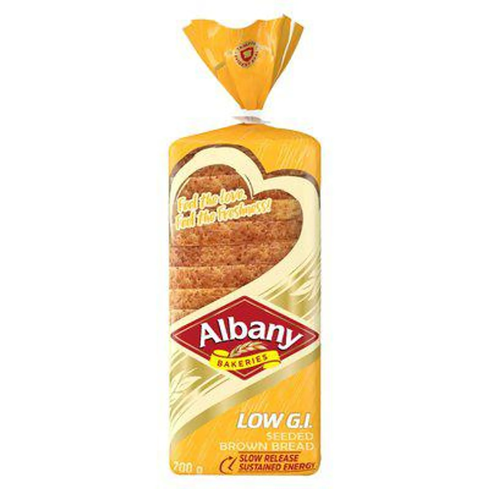 Albany Superior Low Gi Sliced Brown Seed Bread 700g