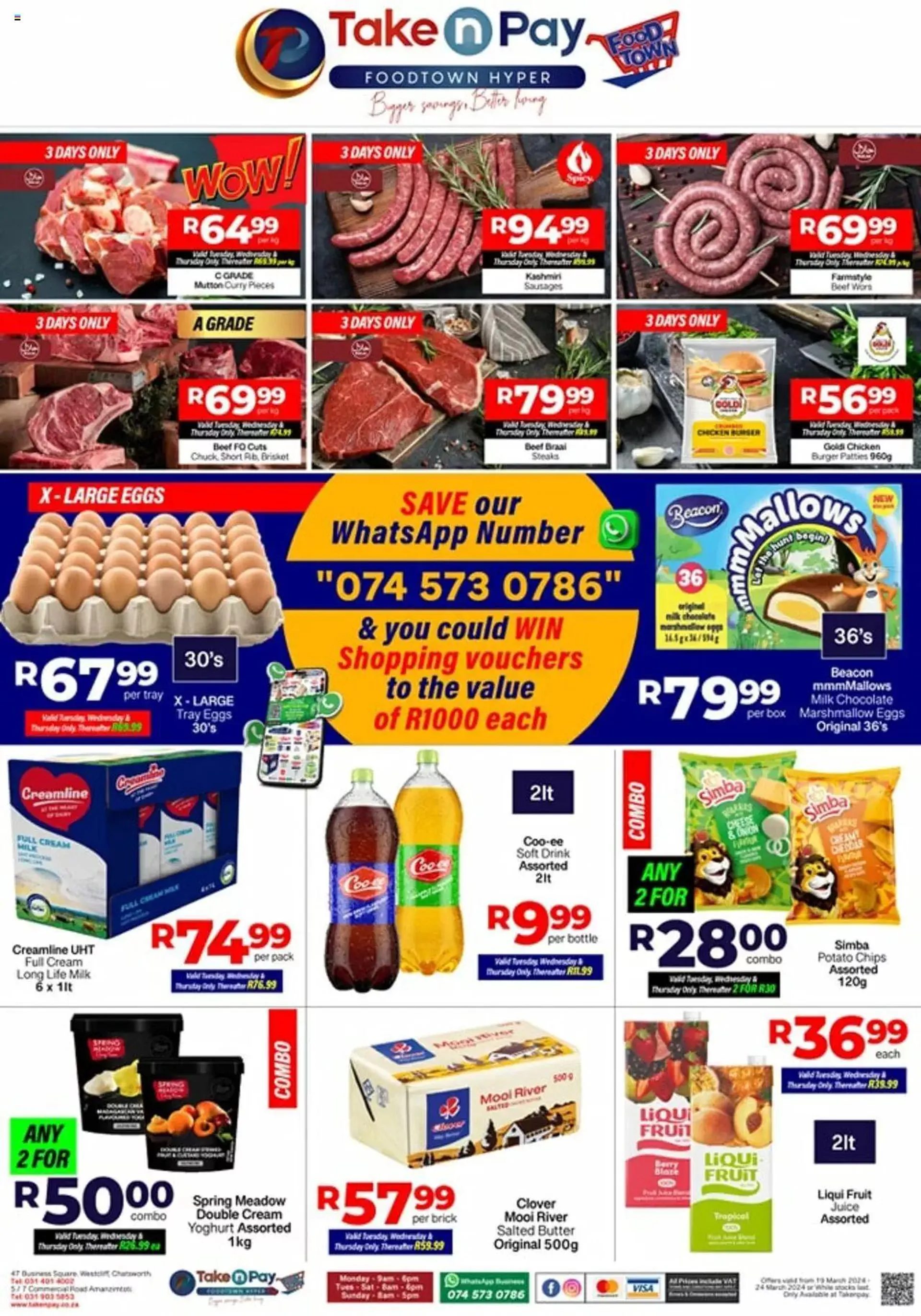 Take n Pay Specials - 19 March 24 March 2024