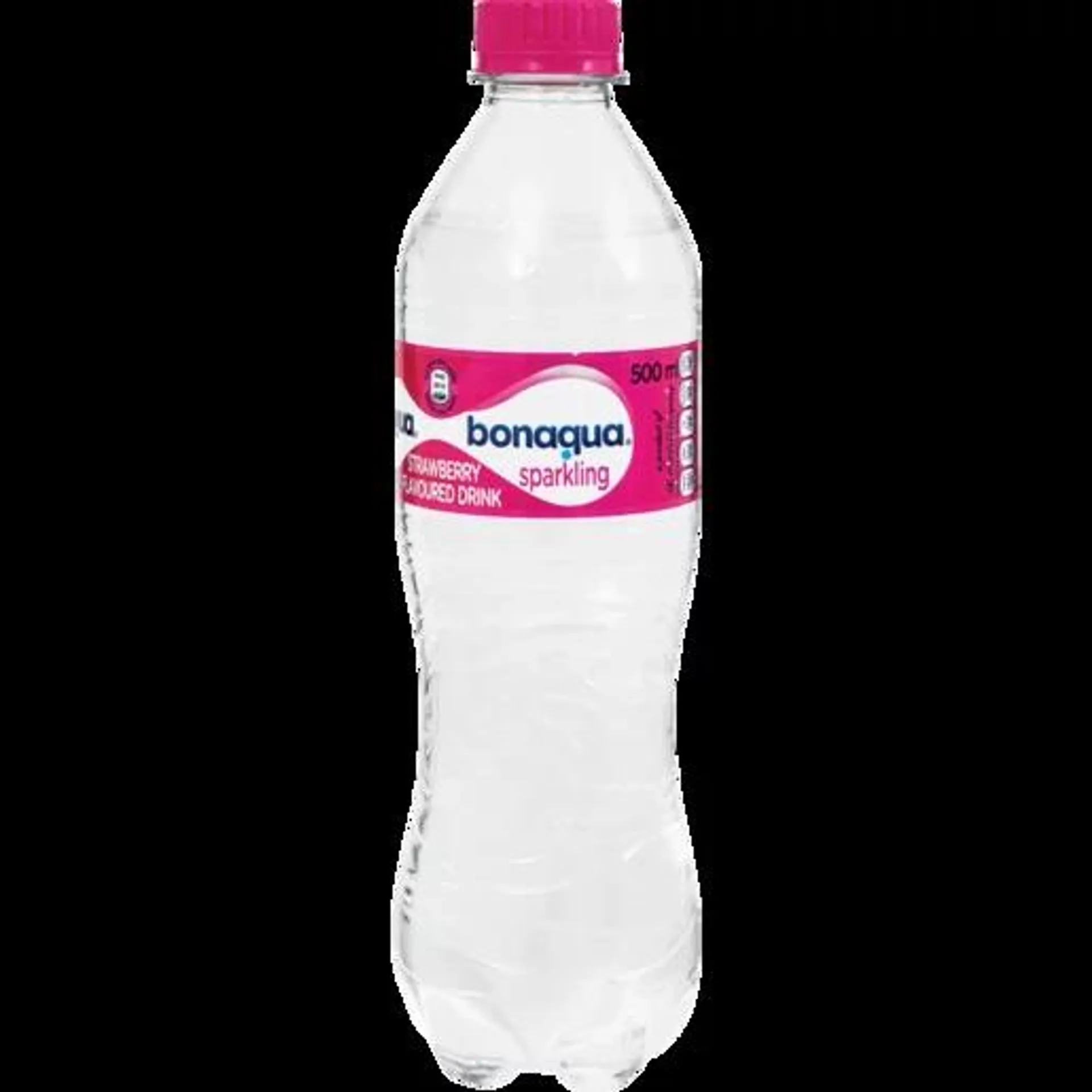 Bonaqua Sparkling Strawberry Flavoured Water Bottle 500ml