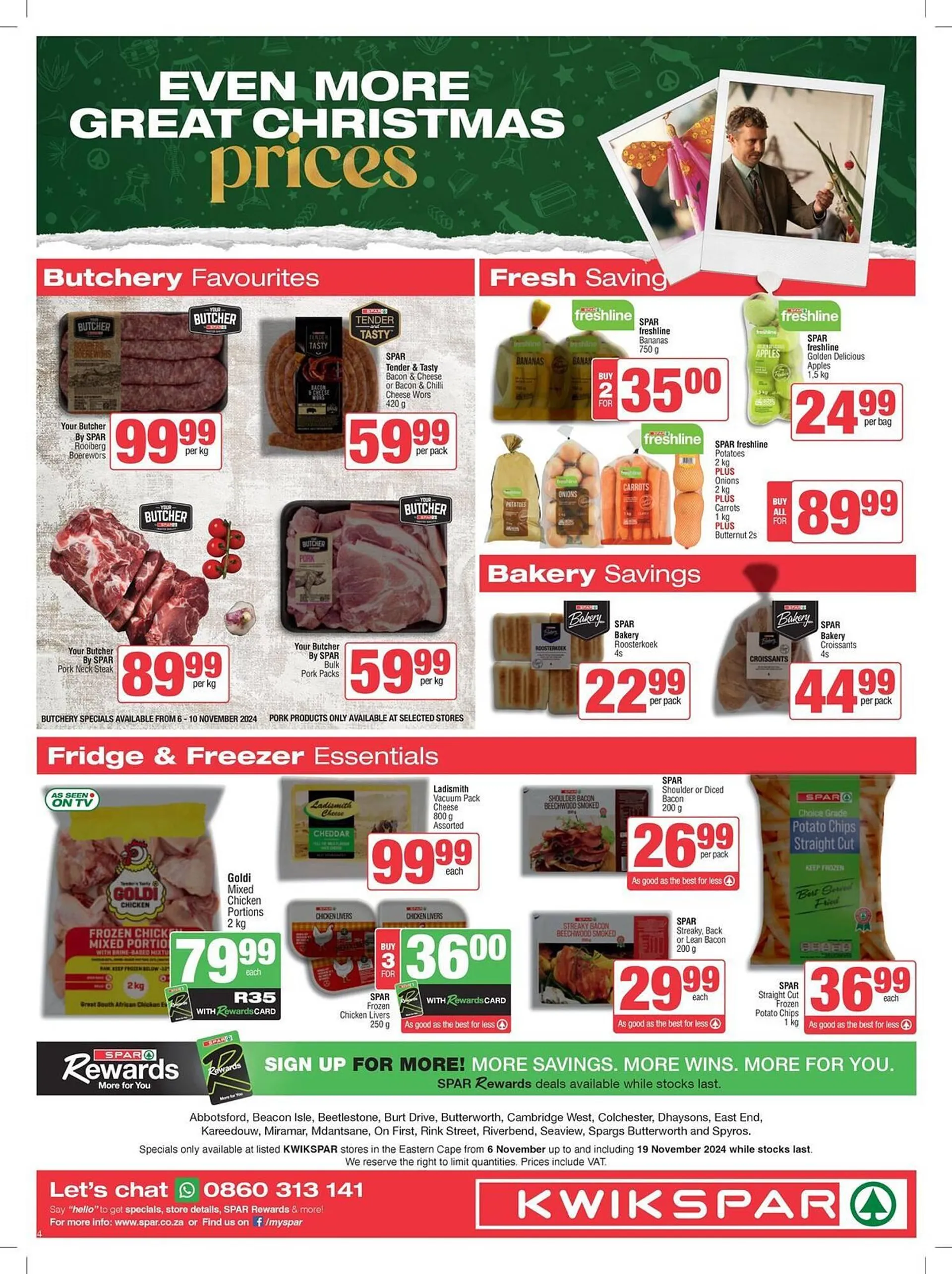 KwikSpar catalogue from 6 November to 19 November 2024 - Catalogue Page 4