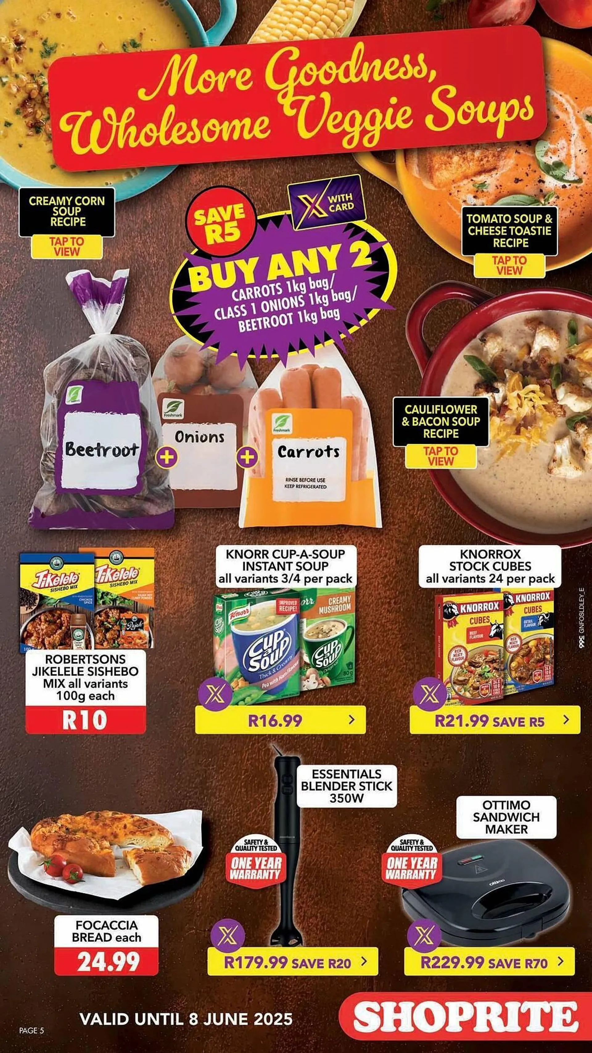 Shoprite catalogue from 4 June to 8 June 2025 - Catalogue Page 1