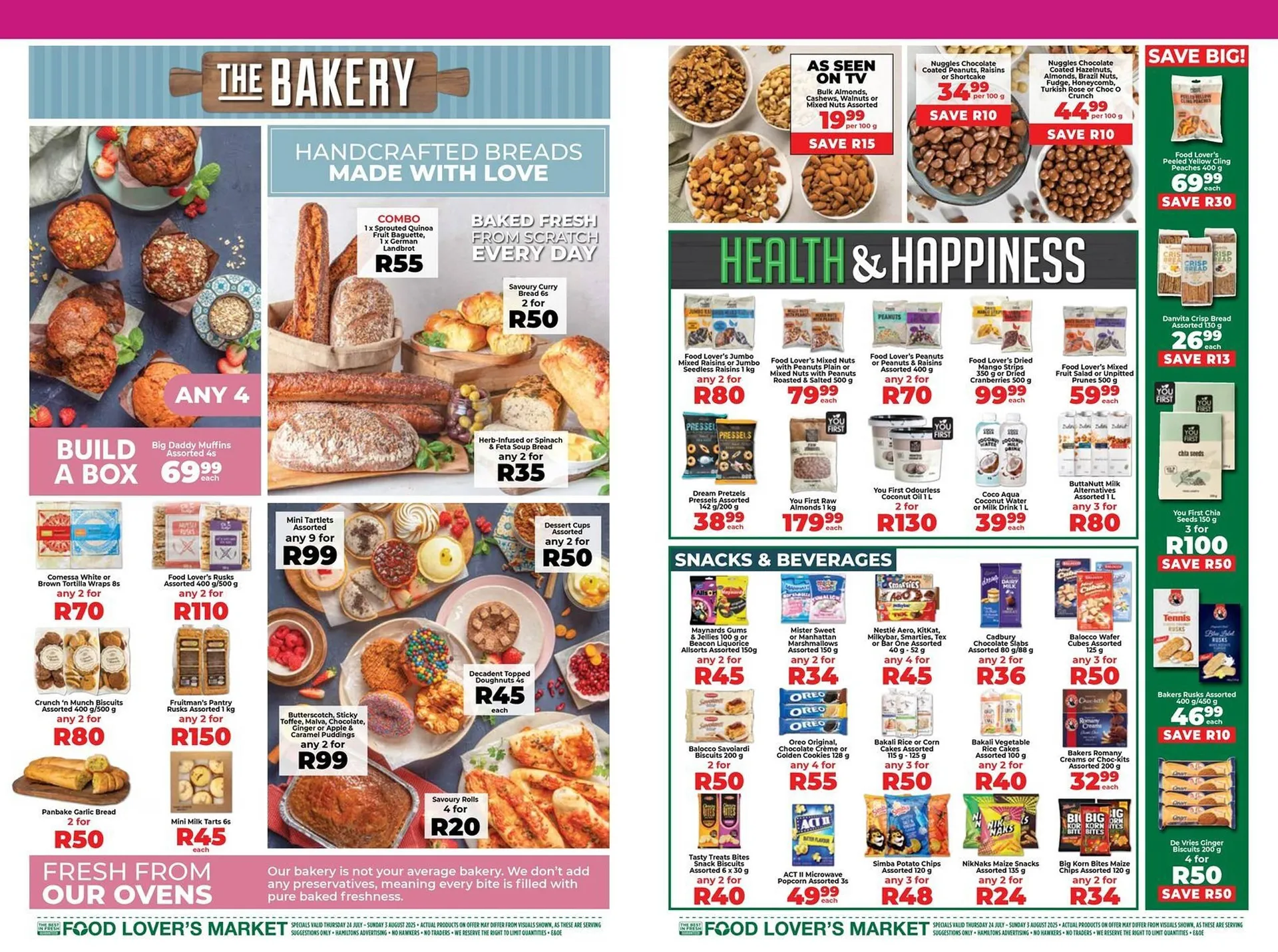 Food Lover's Market catalogue from 24 July to 3 August 2025 - Catalogue Page 1