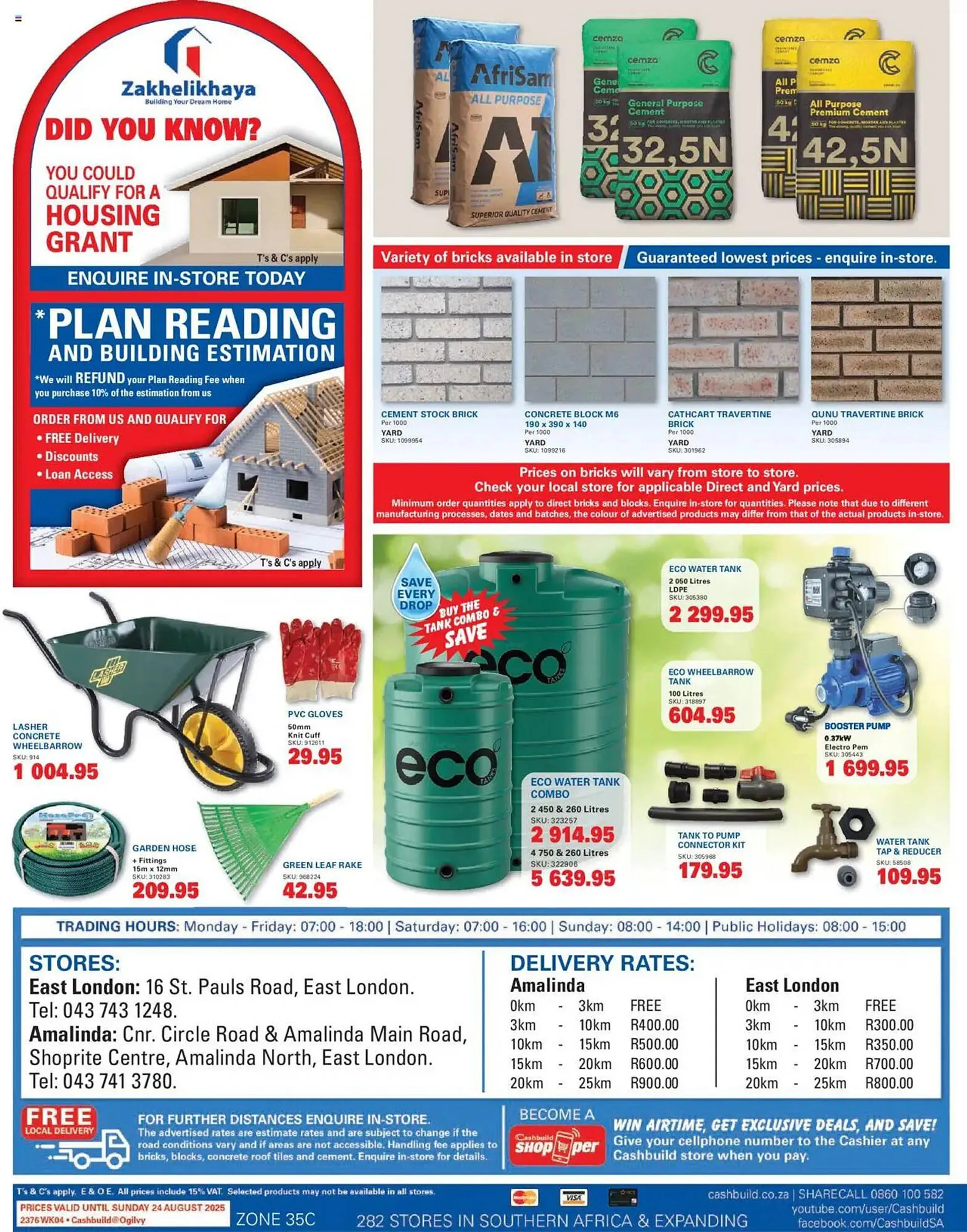 Cashbuild catalogue from 21 July to 24 August 2025 - Catalogue Page 1