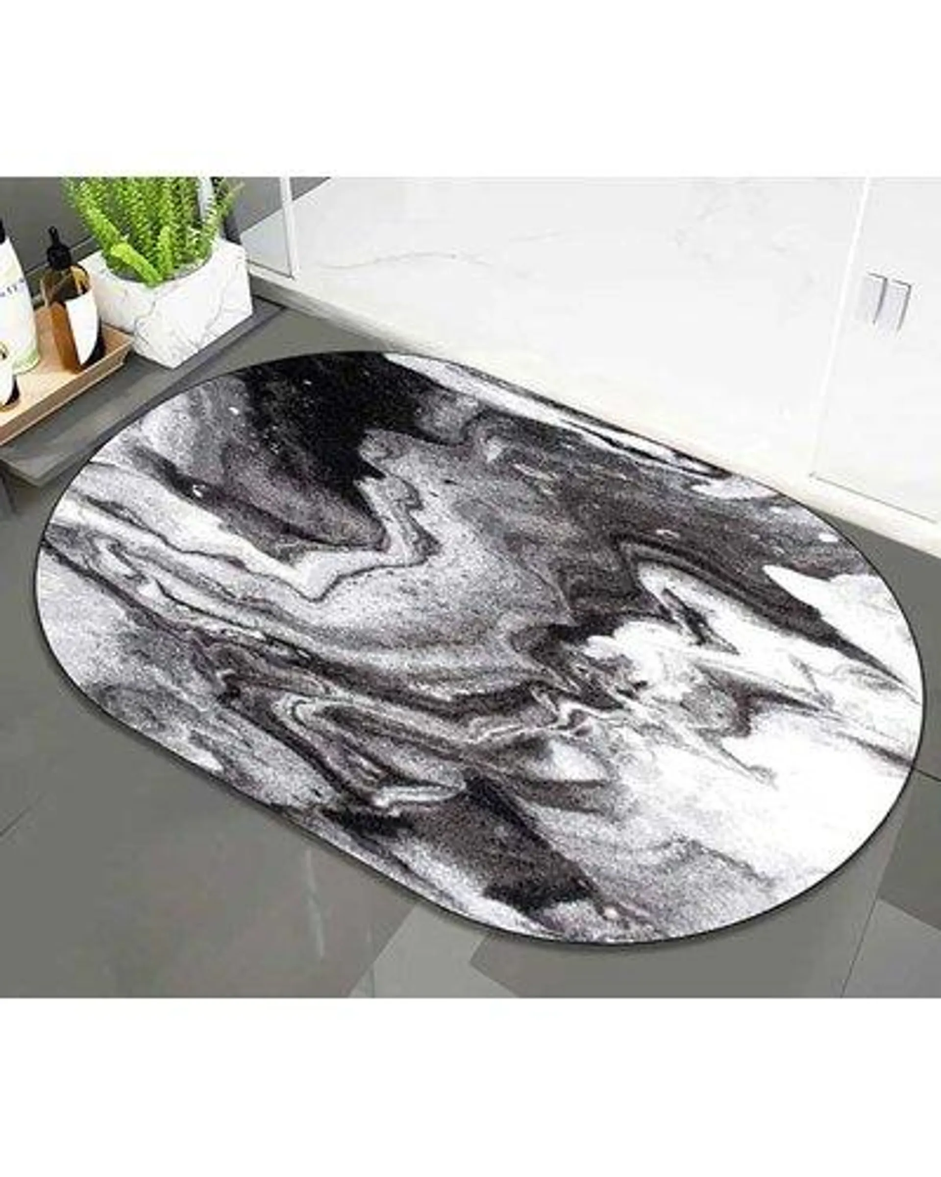 Marble Mist Bath Mat (40x60cm)
