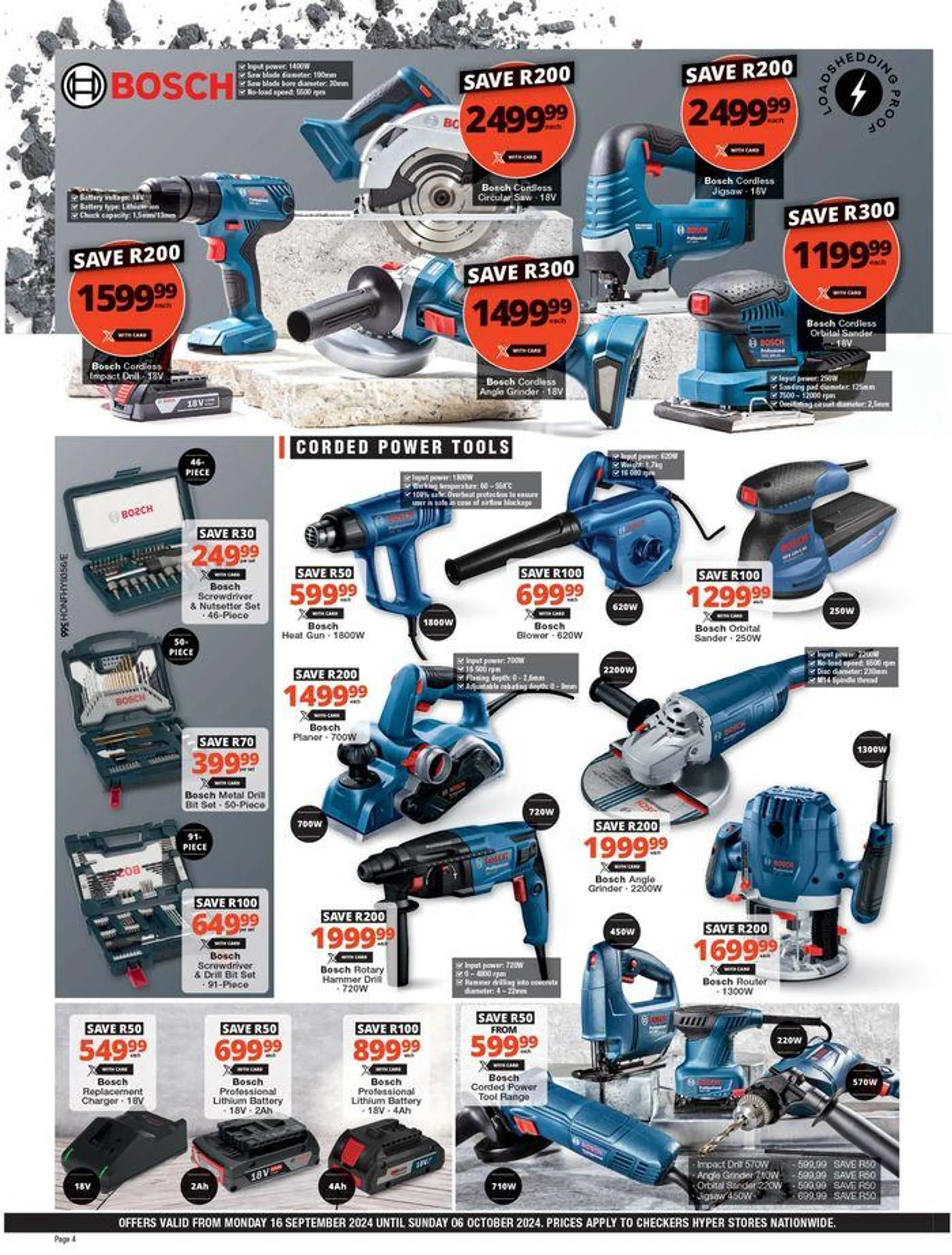 Checkers Hyper Spring DIY Promotion from 16 September to 6 October 2024 - Catalogue Page 4