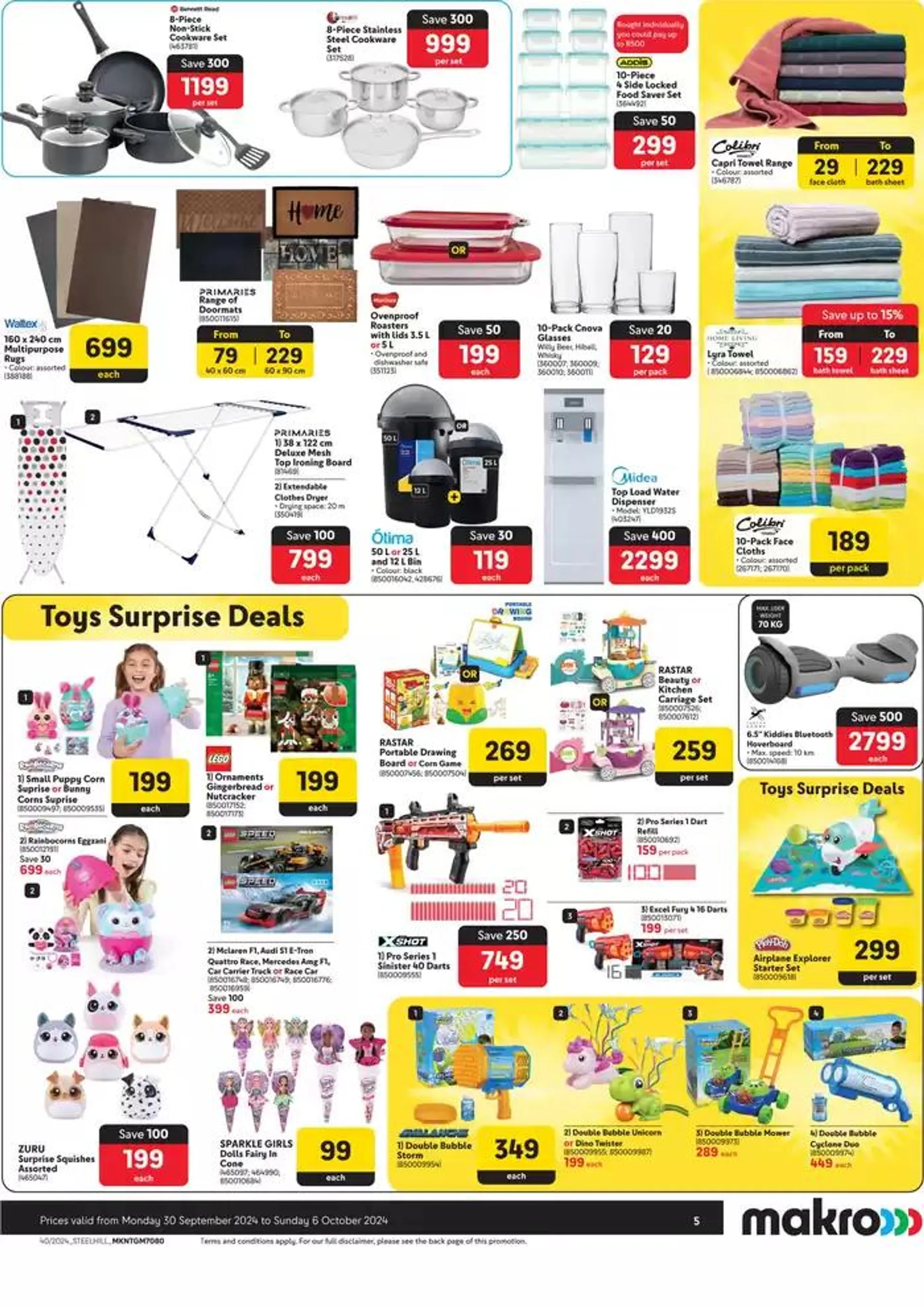 Makro : General Merchandise from 30 September to 6 October 2024 - Catalogue Page 5