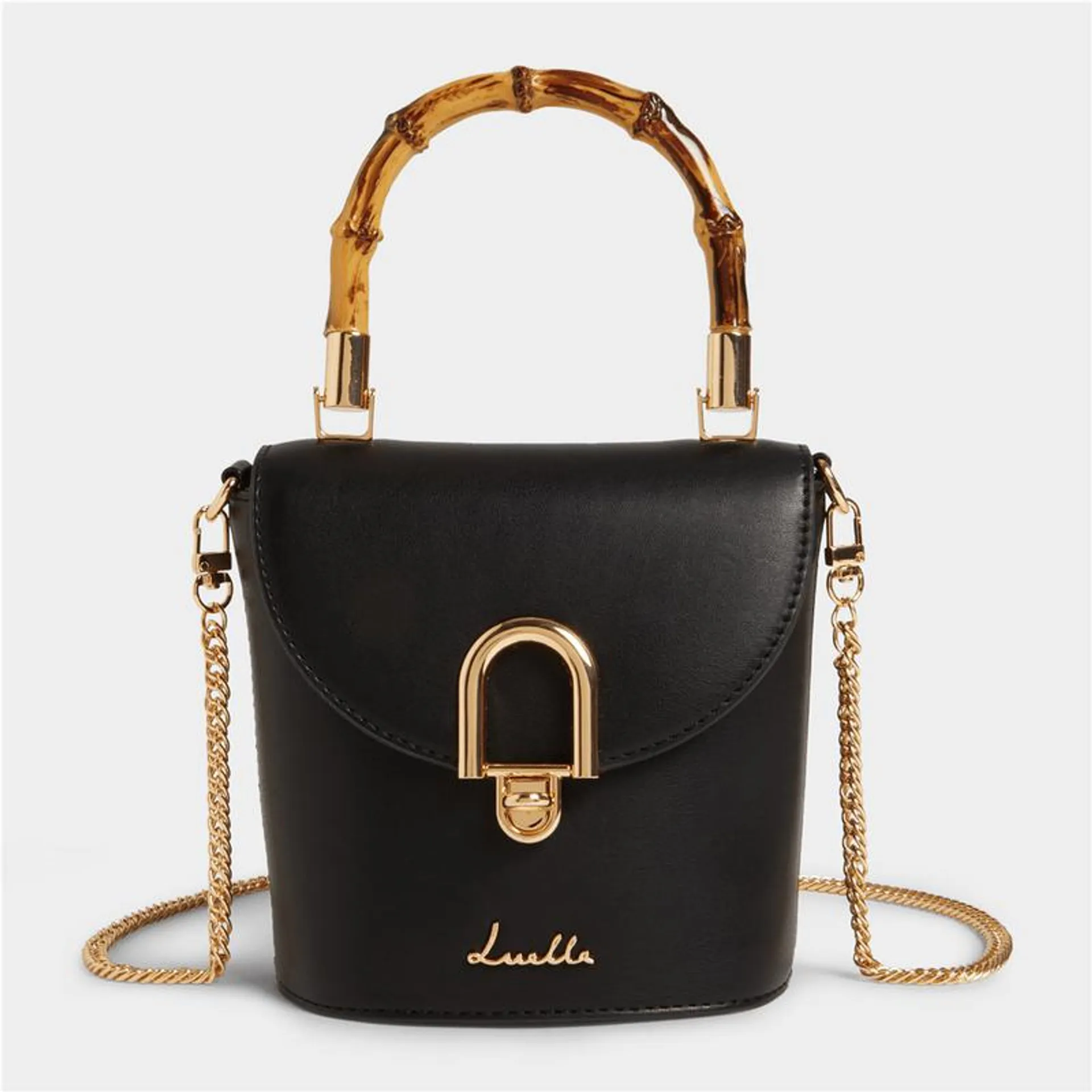Luella Bamboo Handle Mini Bag