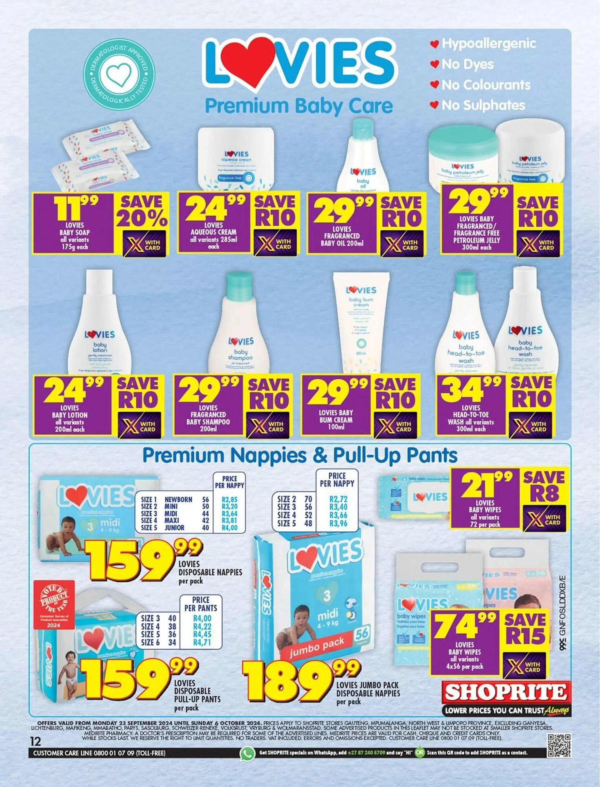 Shoprite catalogue from 24 September to 6 October 2024 - Catalogue Page 12