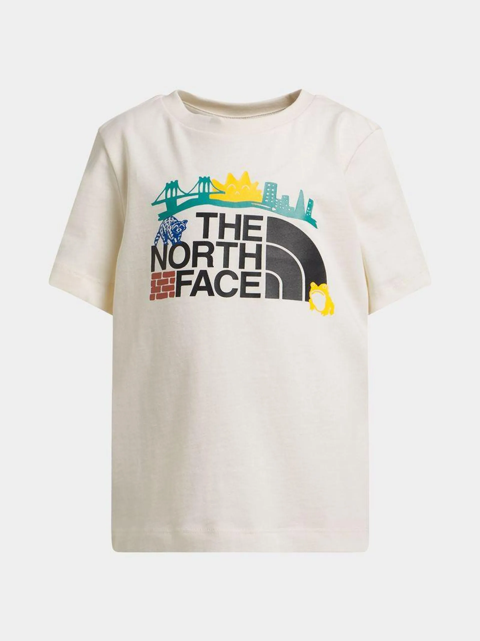 The North Face Unisex Kids Trail Map Graphic White T-Shirt