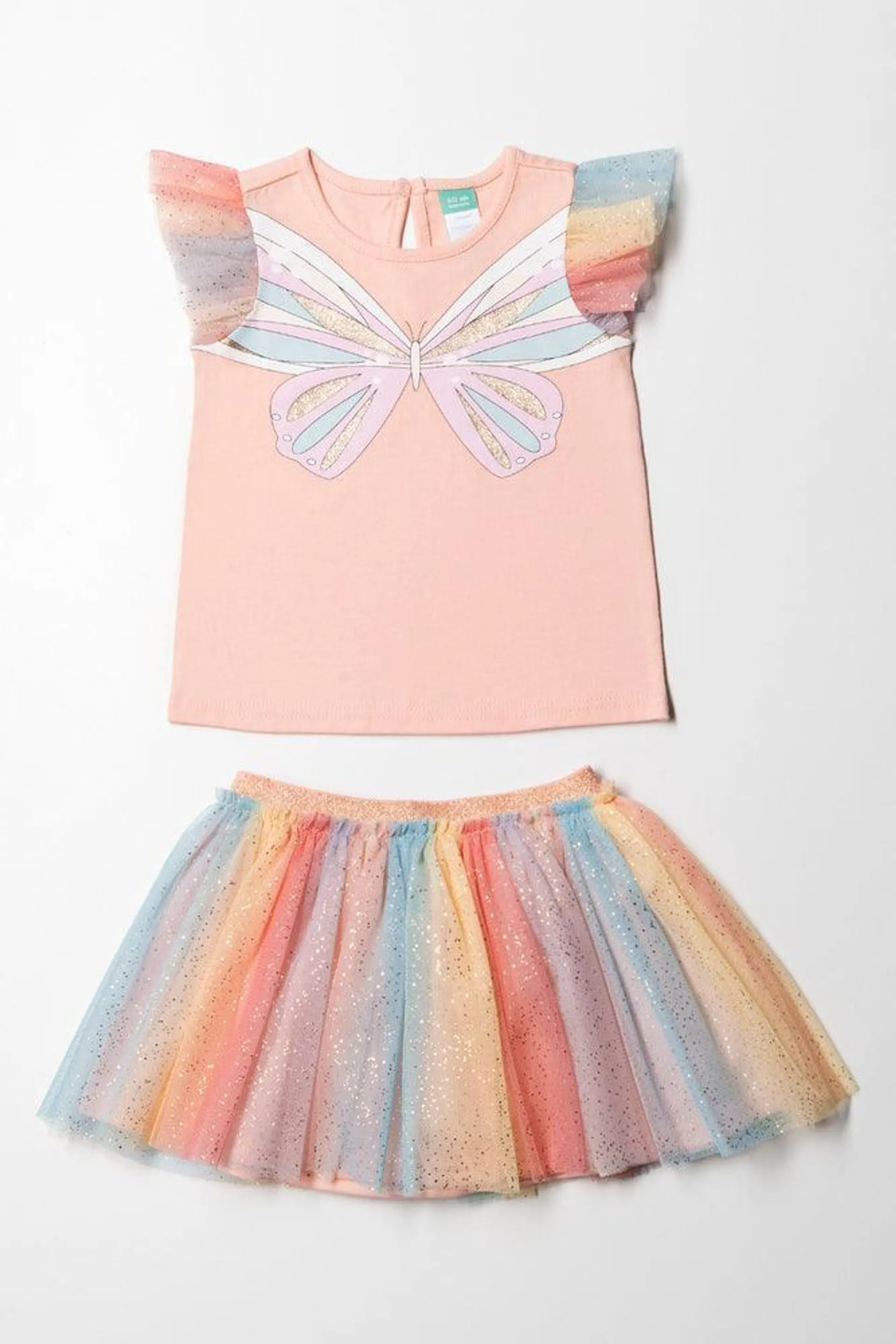 Tutu Skirt Set Peach