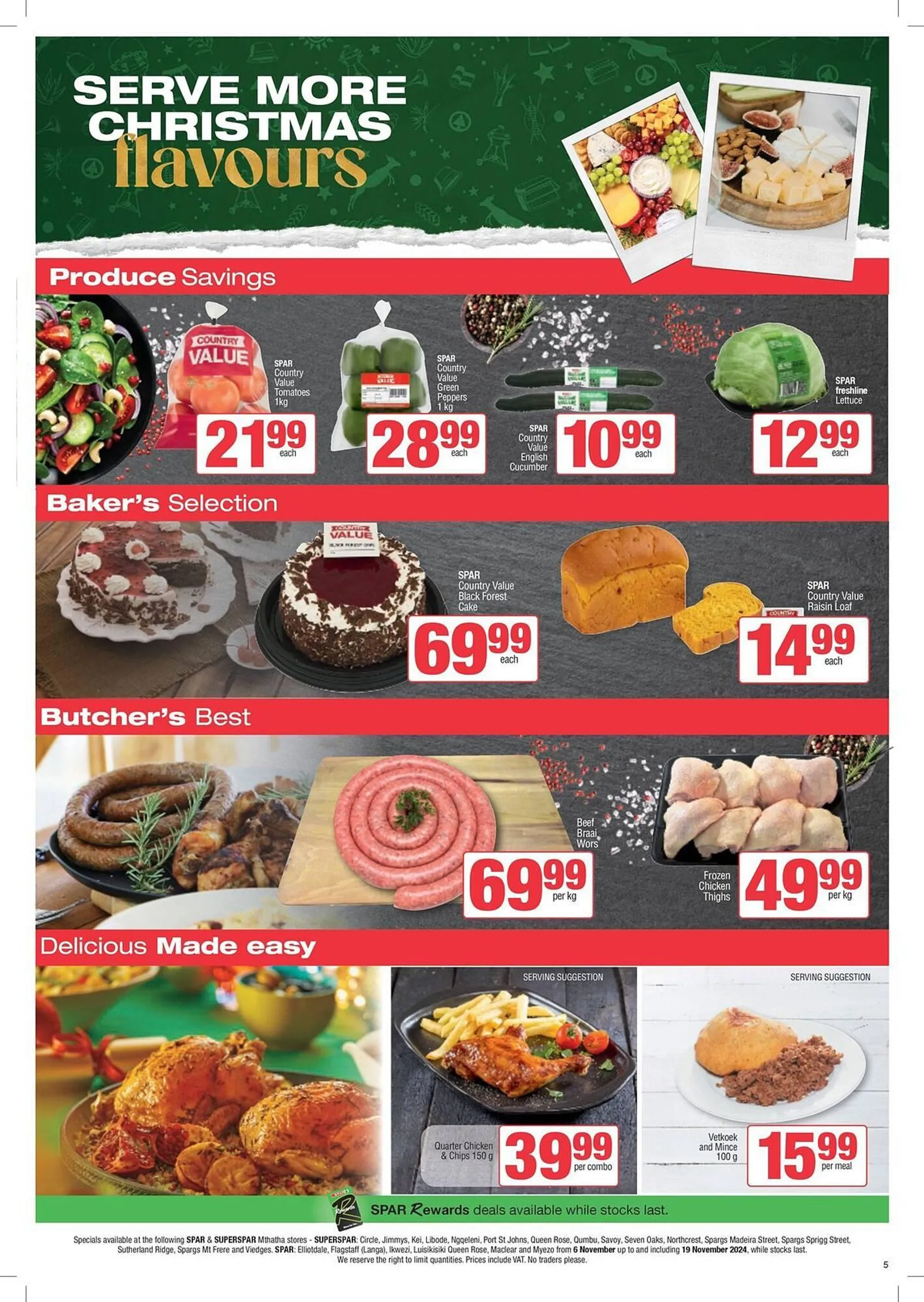 Spar catalogue from 6 November to 19 November 2024 - Catalogue Page 5