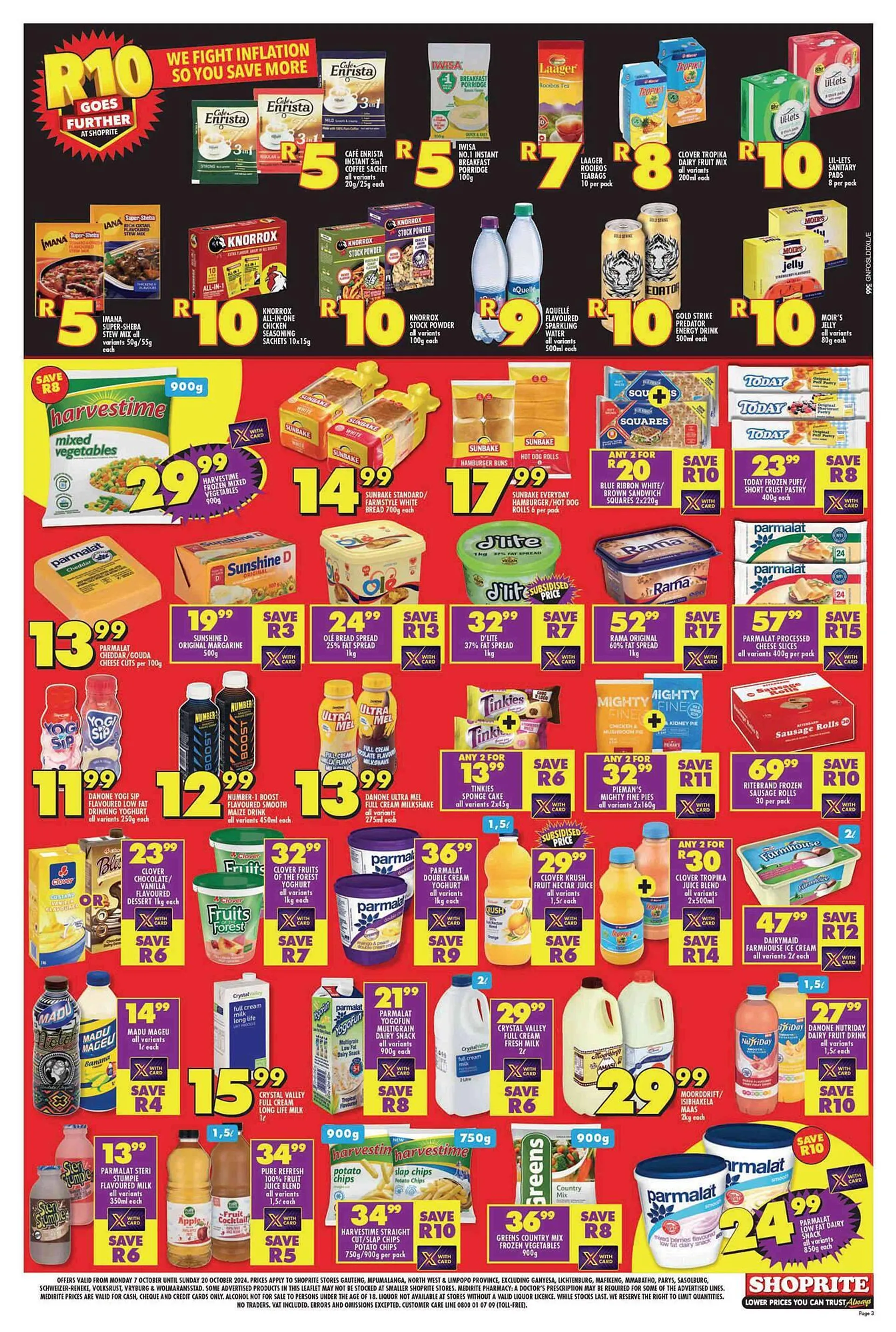 Shoprite catalogue from 7 October to 20 October 2024 - Catalogue Page 3