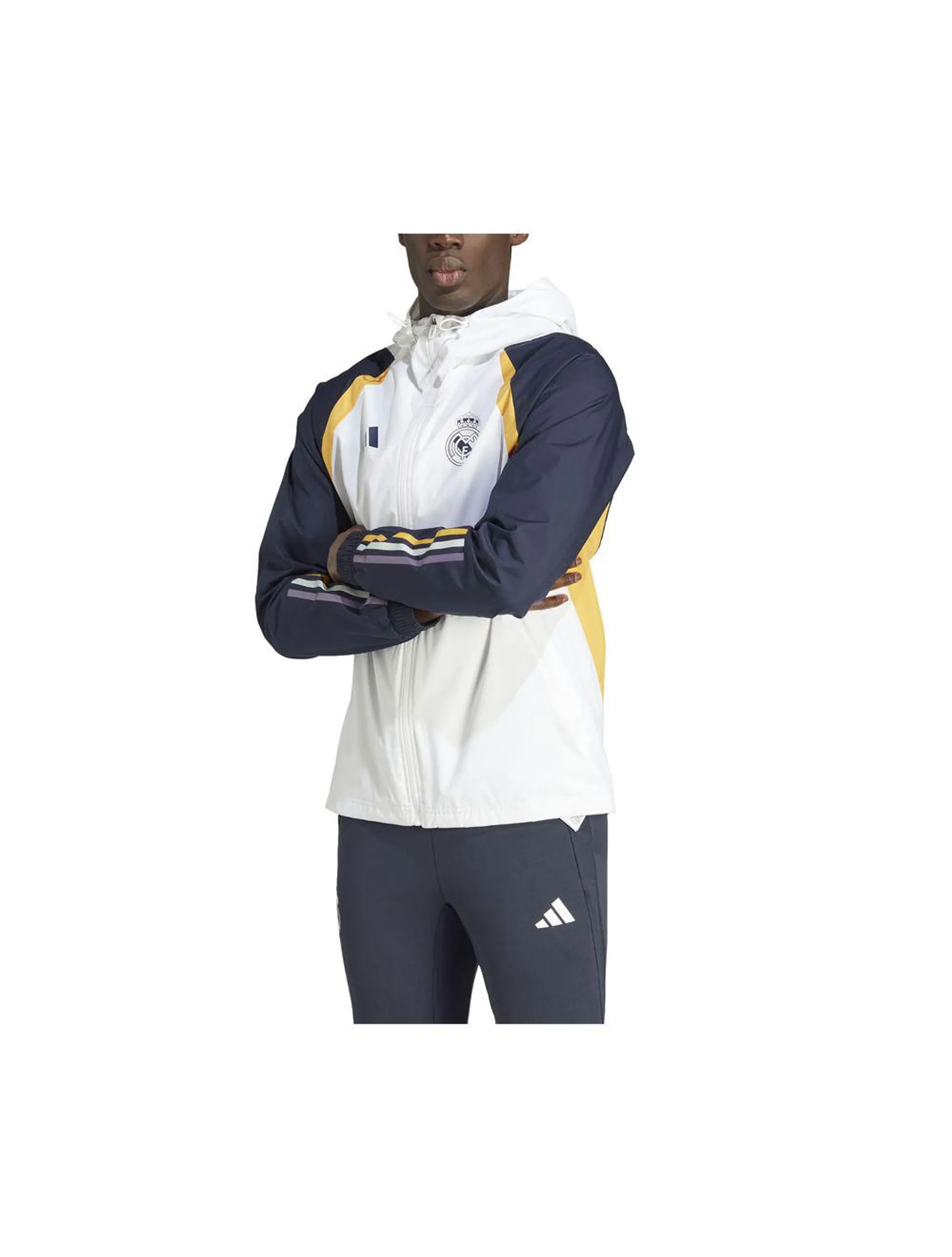 adidas Performance Real Madrid 2023/24 All Weather Jacket White